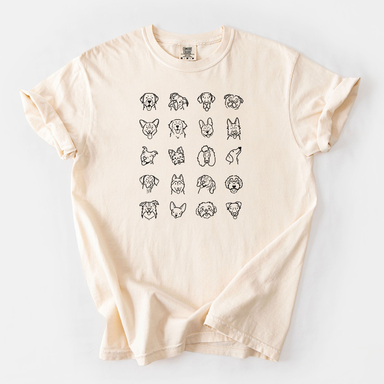 They Doggy Bunch - Unisex Comfort Colors Garment-Dyed Heavyweight T-shirt in Ivory