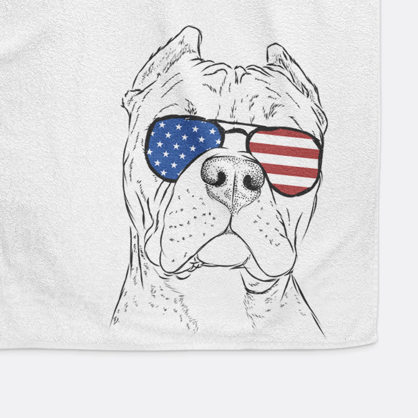 Bam Bam the Pitbull Decorative Hand Towel