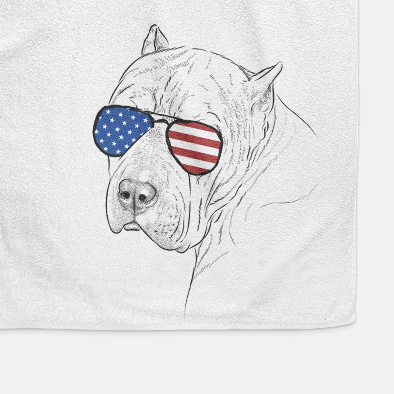 Precious the Staffordshire Terrier Decorative Hand Towel