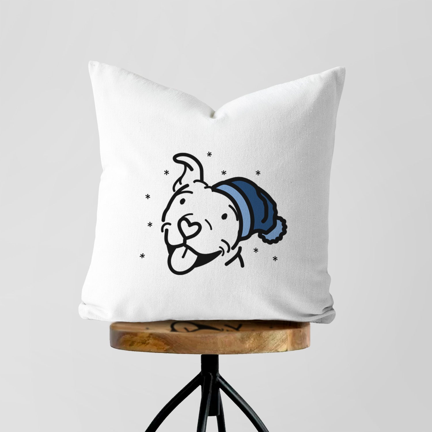 Love Always Pitbull - Arlo - Throw Pillow Cover