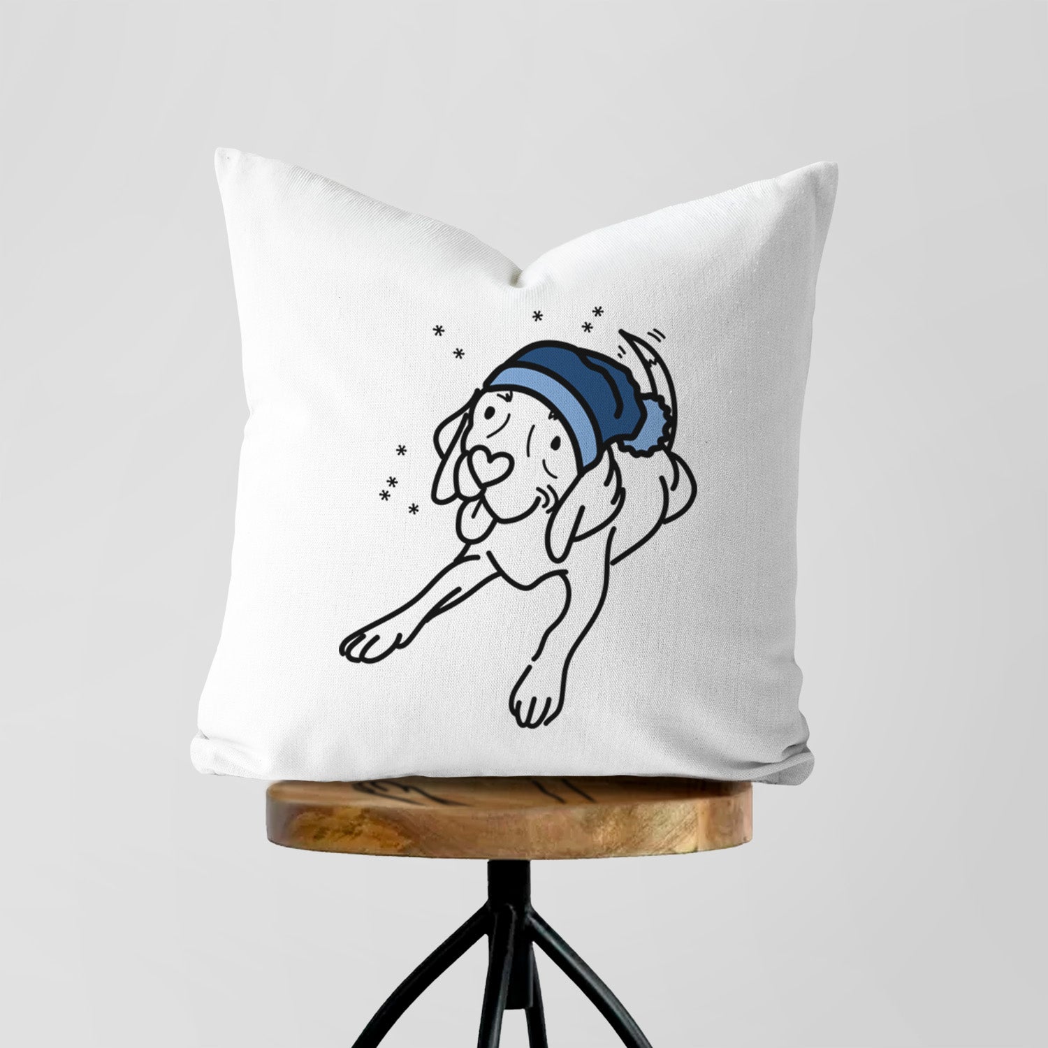 Love Always Beagle - Bagel - Throw Pillow Cover