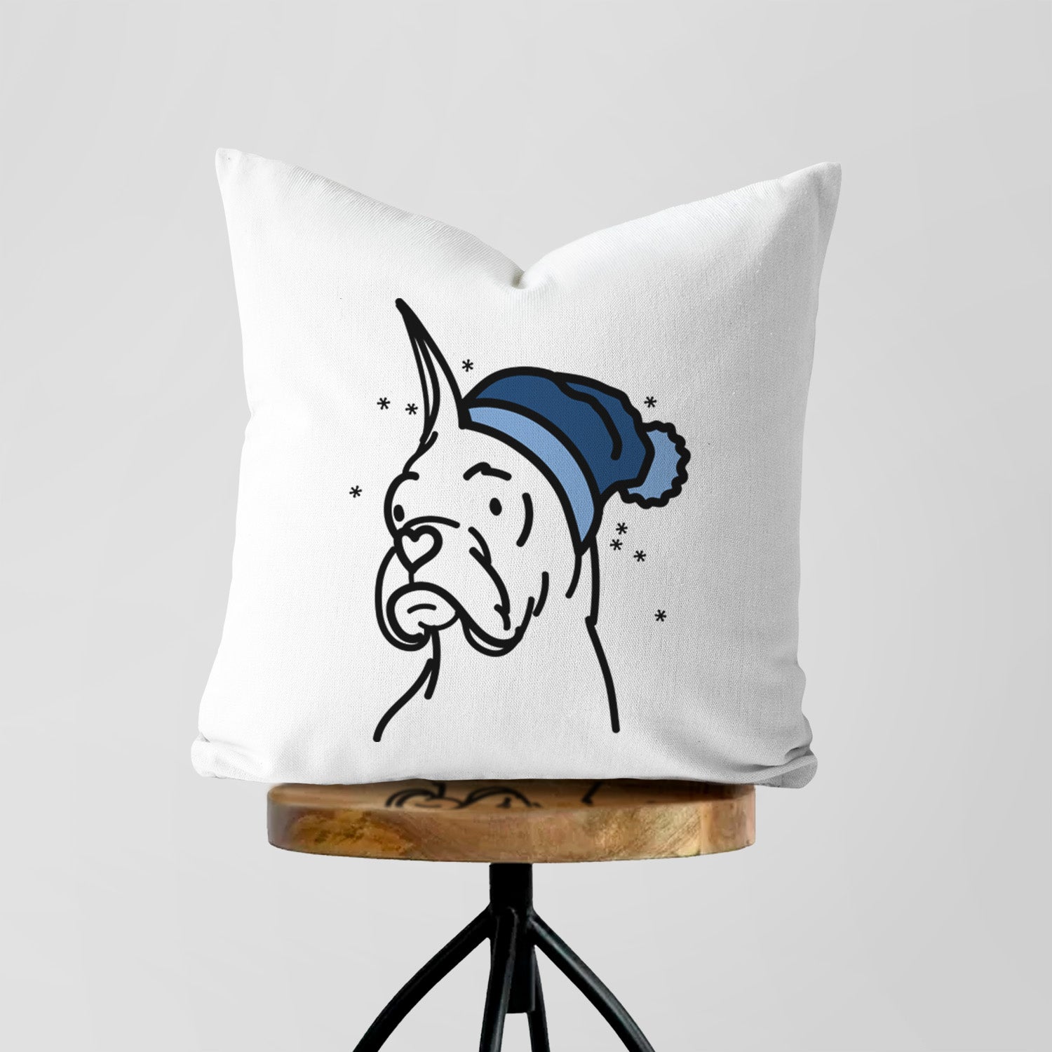 Love Always Rescue Boxer - Billy - Throw Pillow Cover