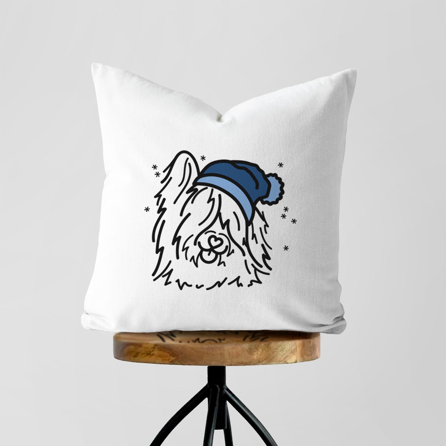 Love Always Skye Terrier - Dougal - Throw Pillow Cover