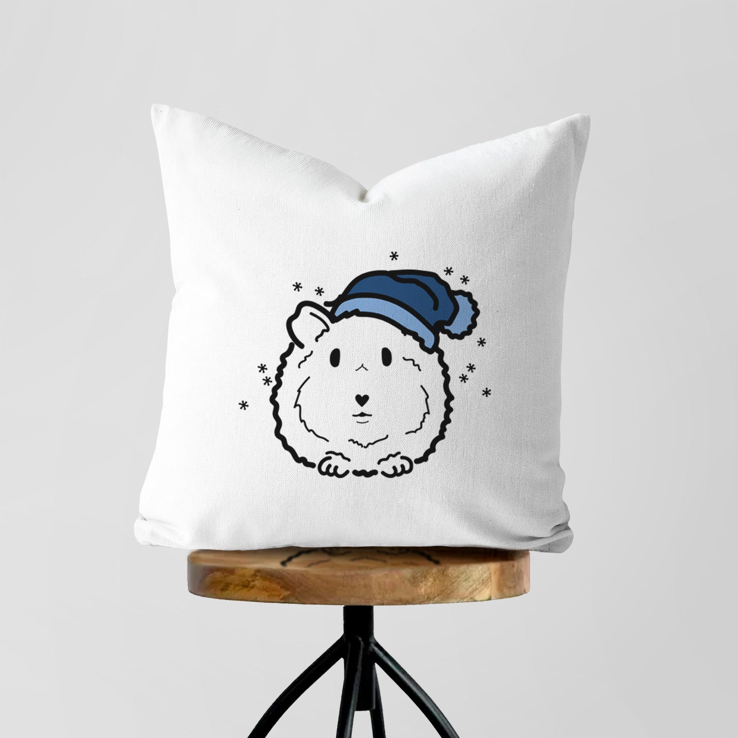 Love Always Guinea Pig - Duke - Throw Pillow Cover
