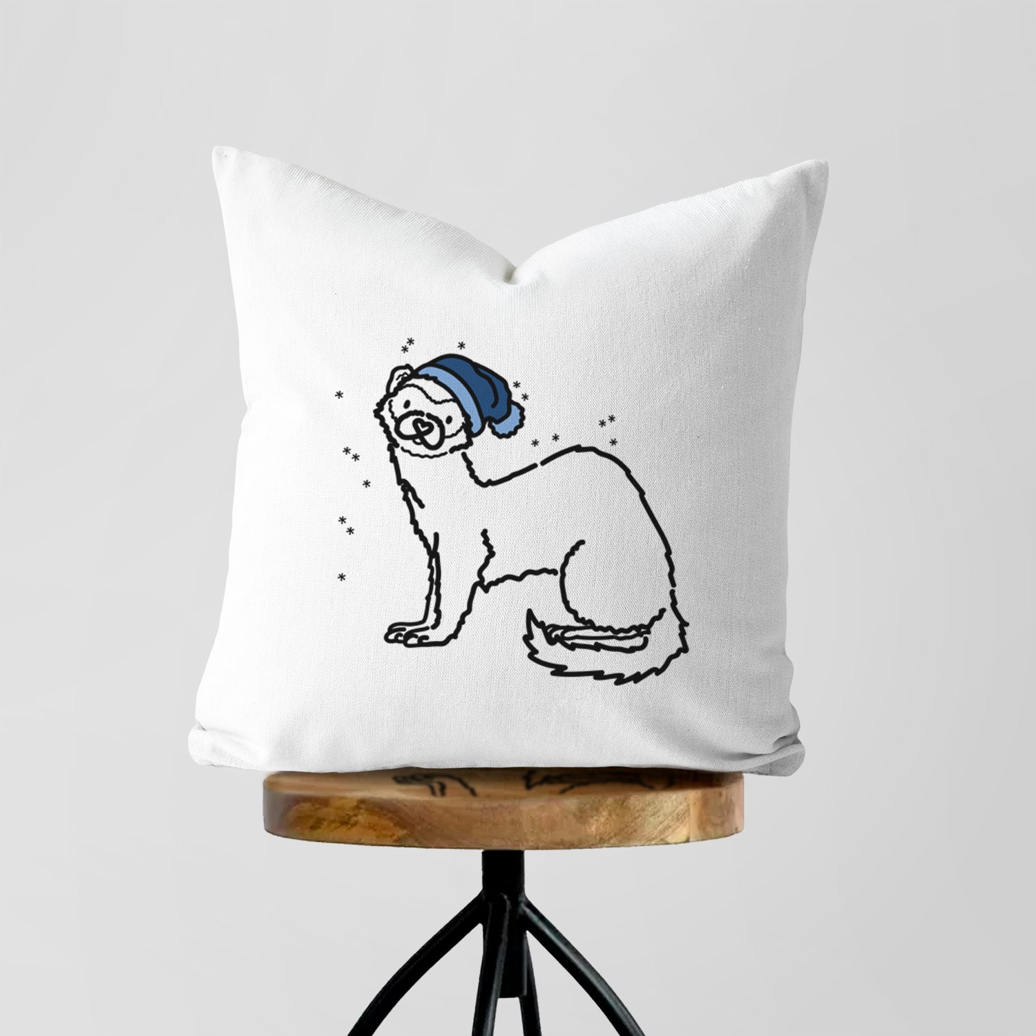 Love Always Ferret - Fern - Throw Pillow Cover