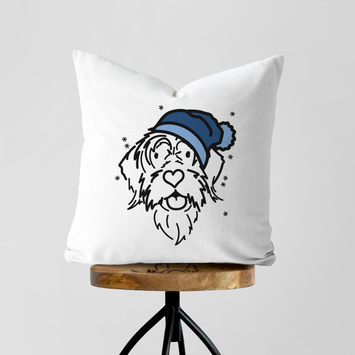 Love Always Wirehaird Pointing Griffon - Gary - Throw Pillow Cover