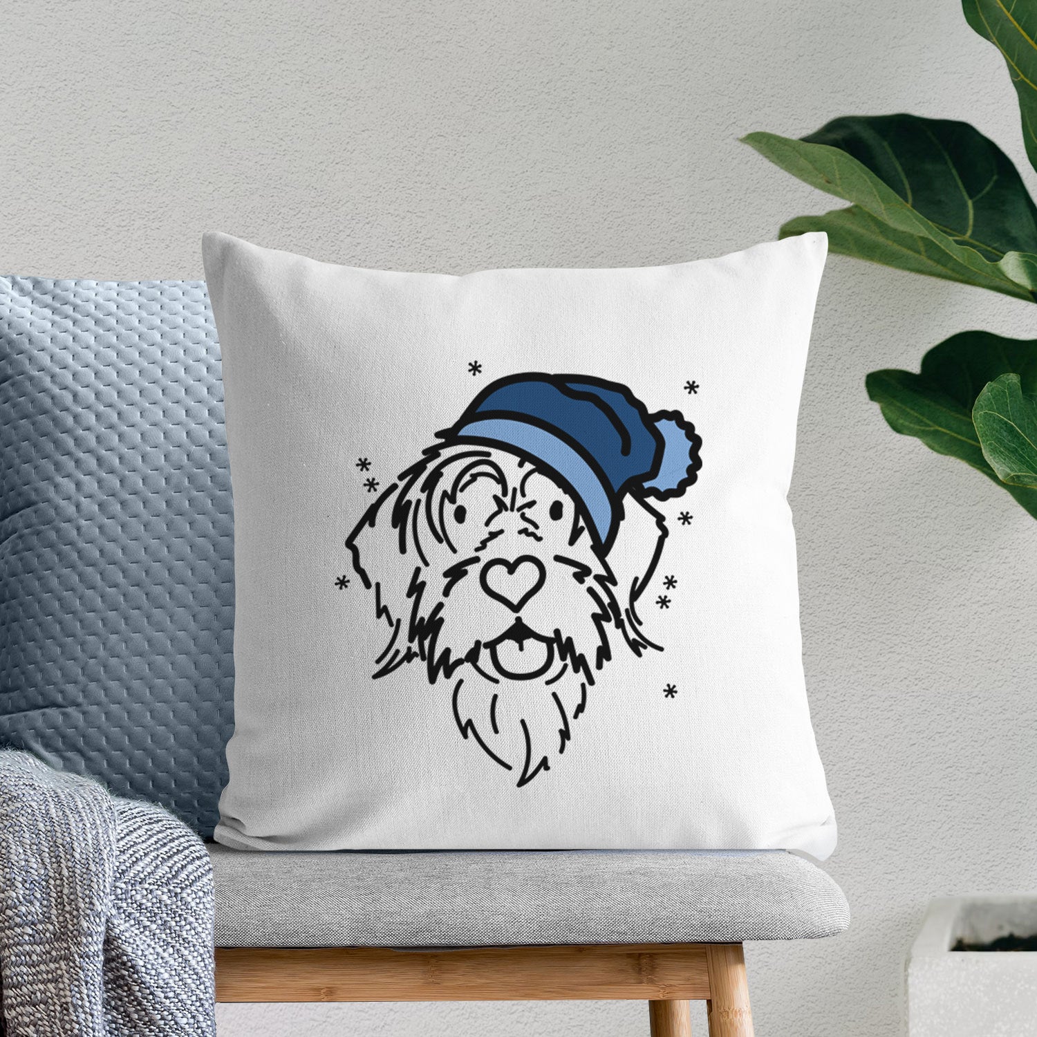 Love Always Wirehaird Pointing Griffon - Gary - Throw Pillow Cover