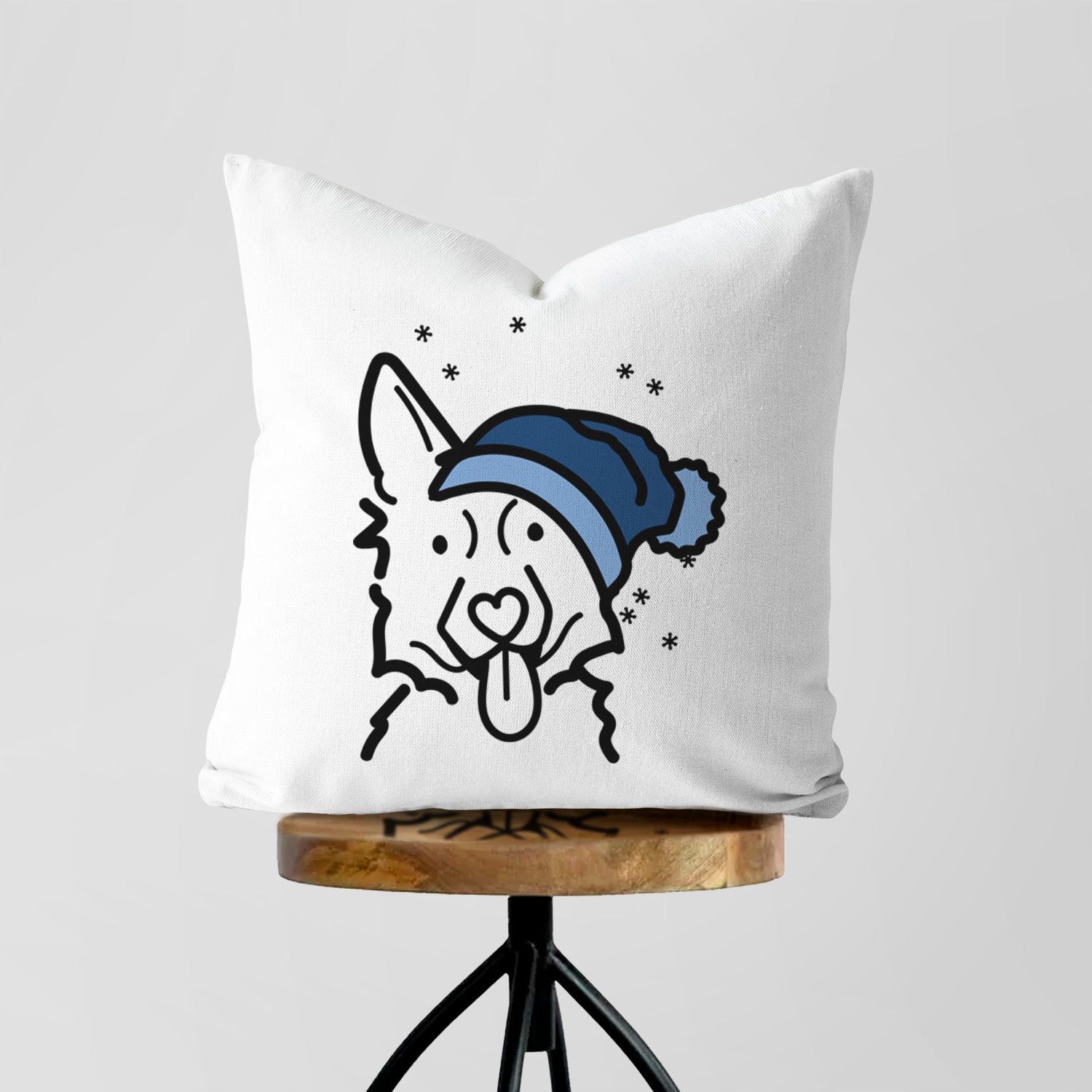 Love Always German Shepherd - Throw Pillow Cover