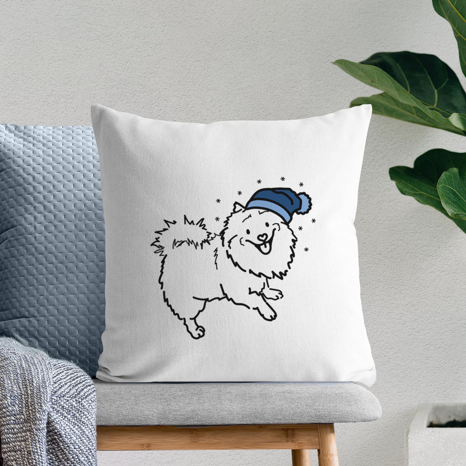 Love Always Pomeranian Mix - Goldie - Throw Pillow Cover