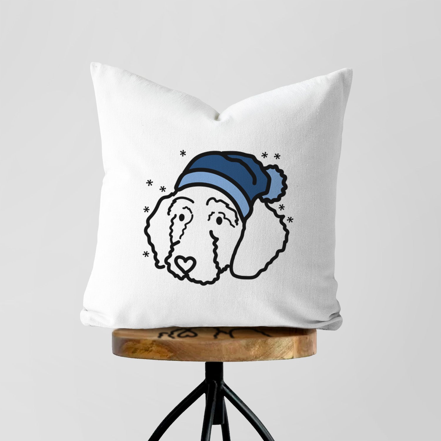 Love Always Goldendoodle - Hanna - Throw Pillow Cover