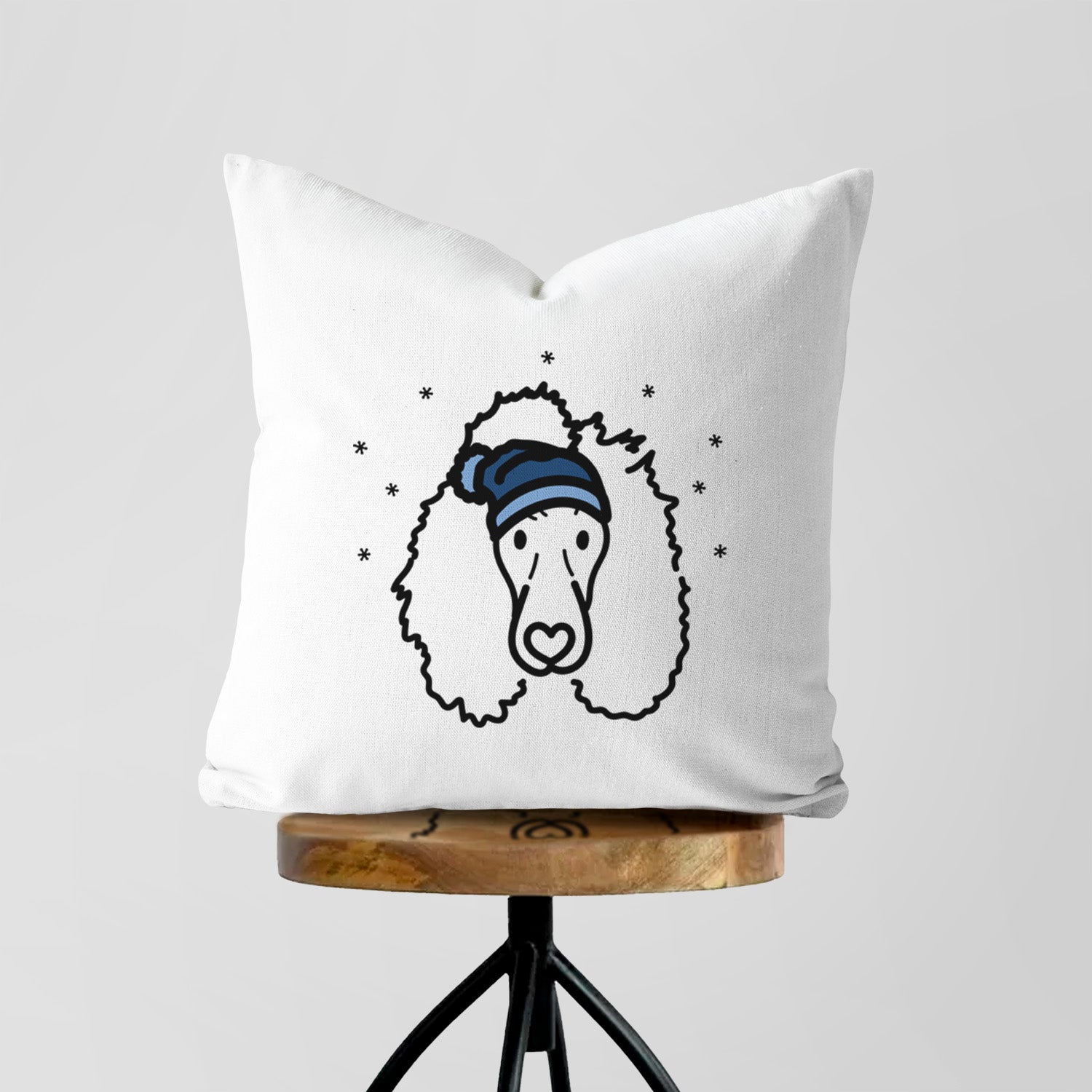 Love Always Standard Poodle - Jemma - Throw Pillow Cover