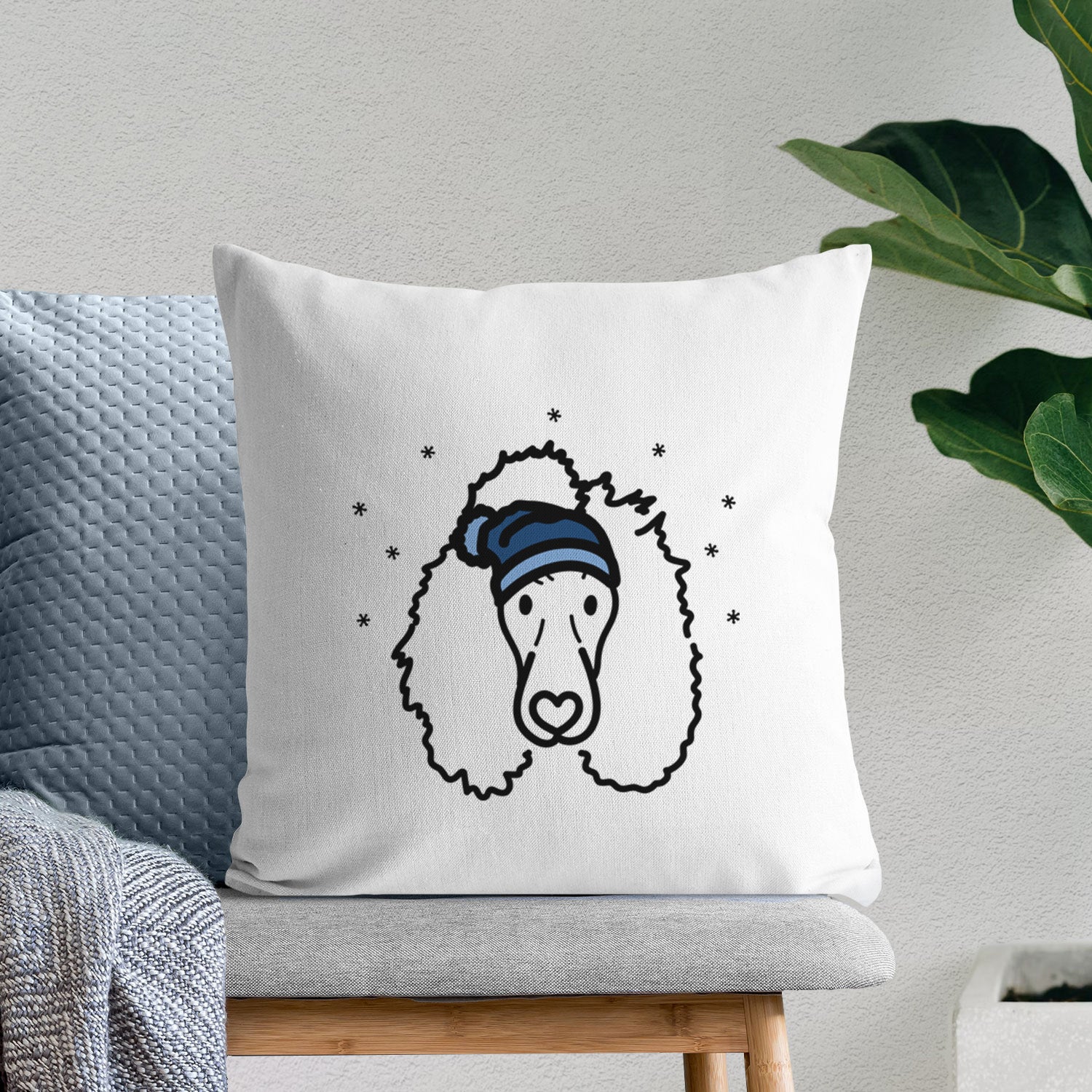 Love Always Standard Poodle - Jemma - Throw Pillow Cover