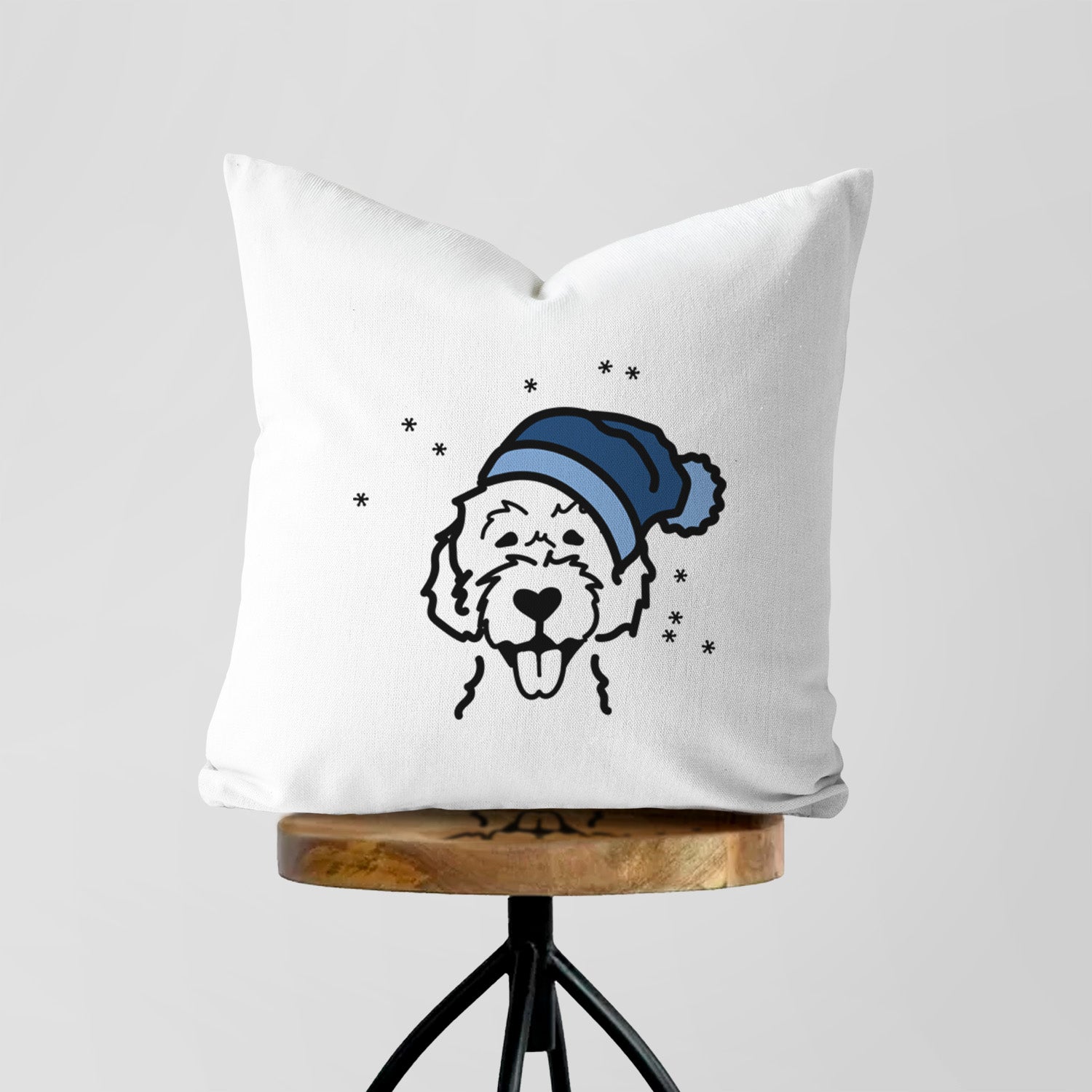 Love Always Labradoodle - Throw Pillow Cover