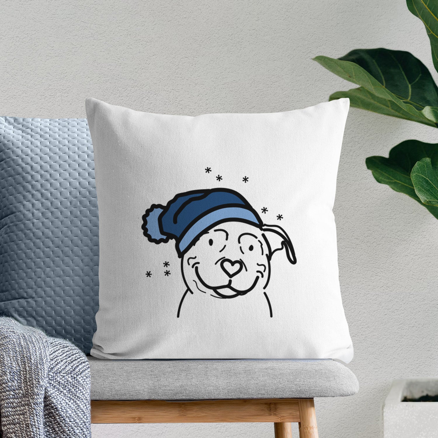 Love Always American Pitbull Terrier - Lady - Throw Pillow Cover