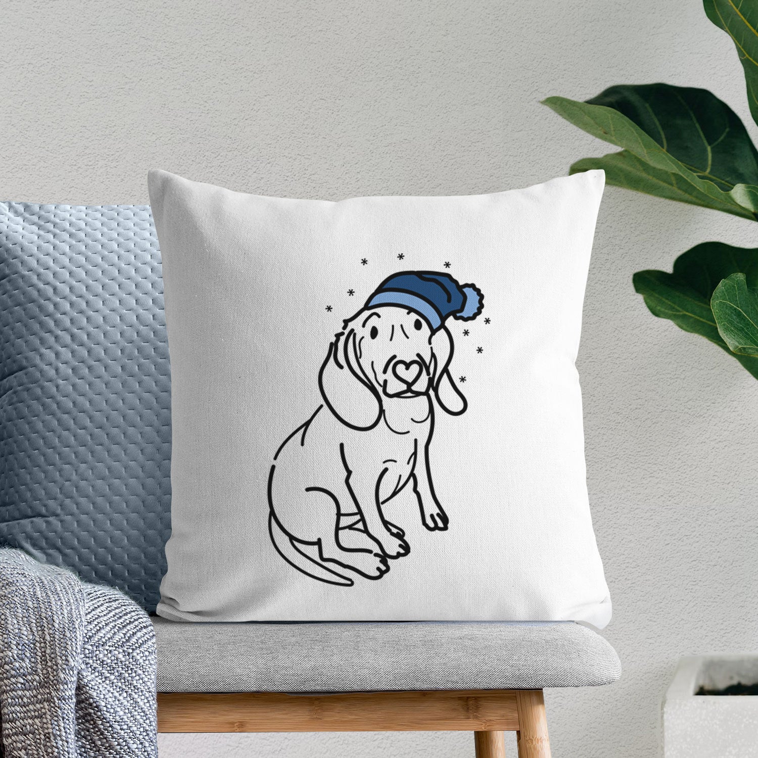 Love Always Beagle - Lilly - Throw Pillow Cover