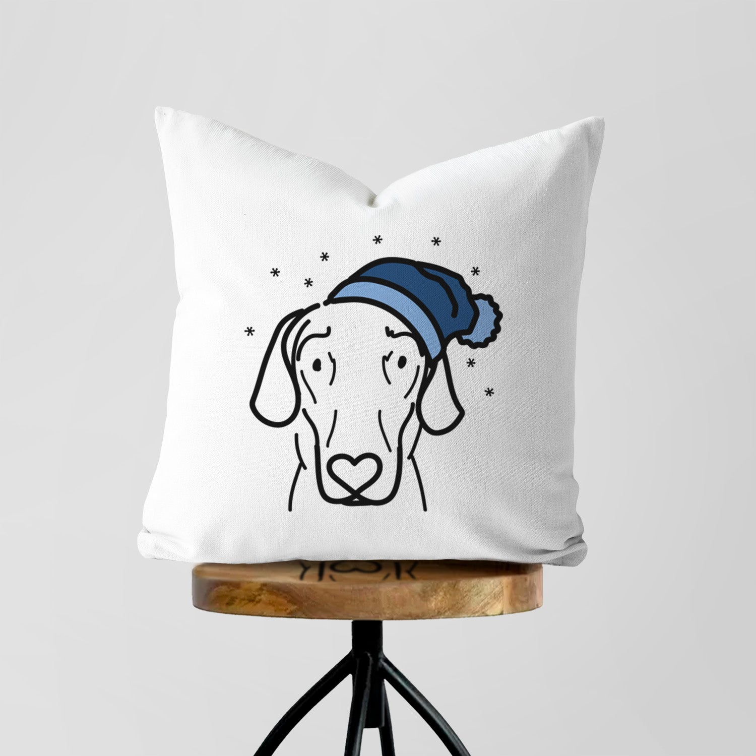 Love Always Great Dane - Lucy - Throw Pillow Cover