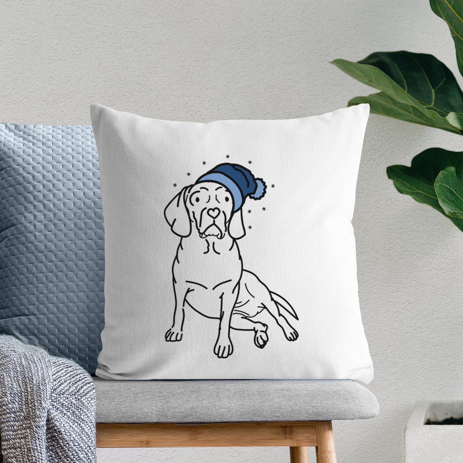 Love Always Puggle - Mayble - Throw Pillow Cover