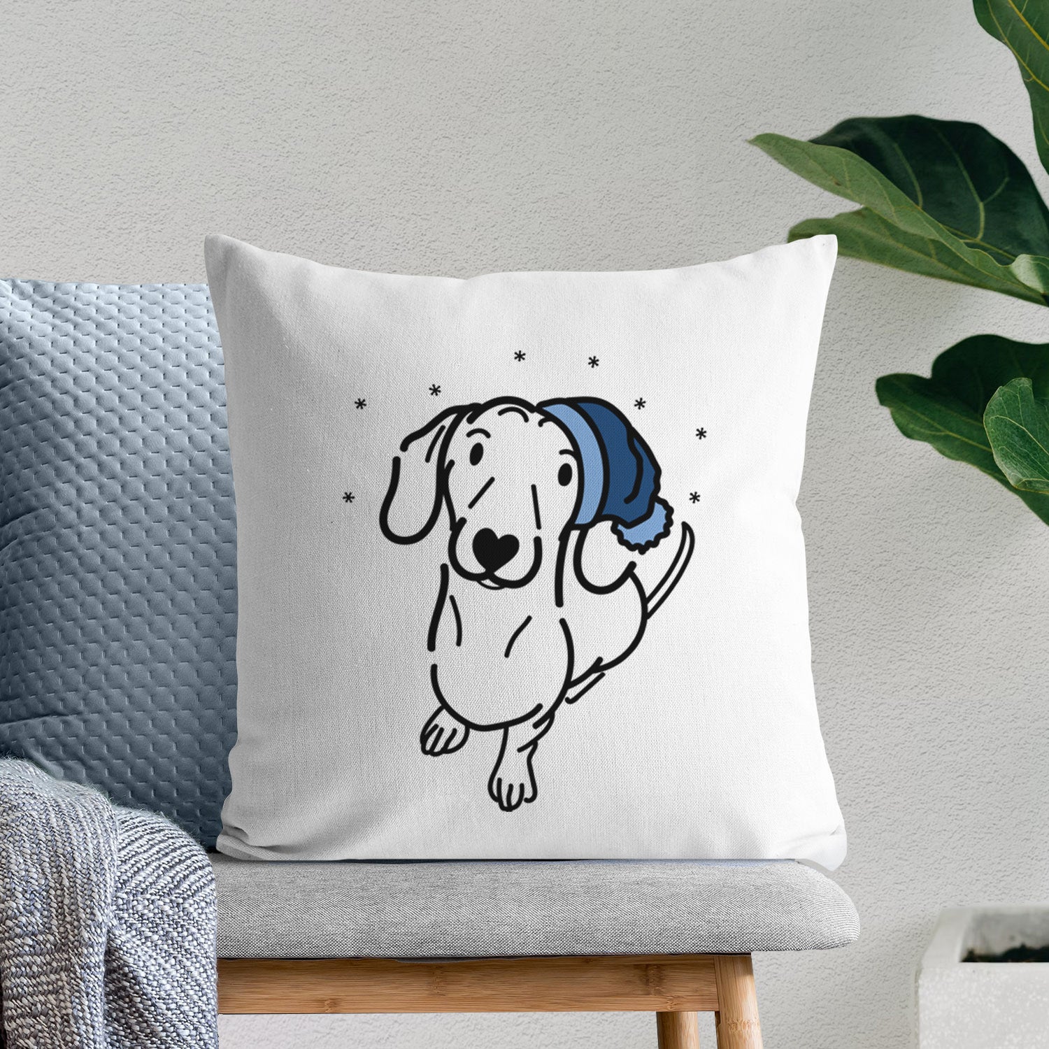 Love Always Dachshund - Moxie - Throw Pillow Cover