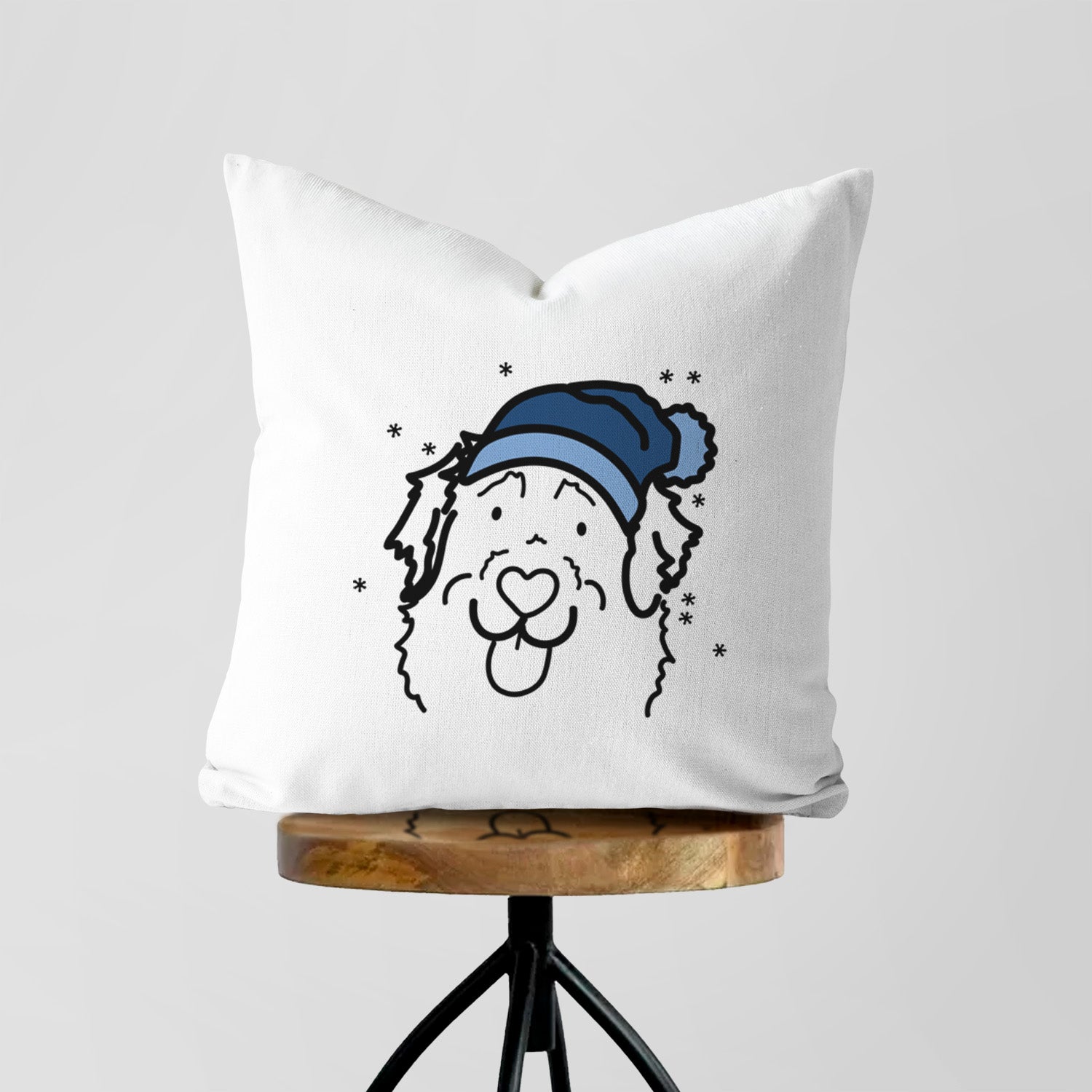 Love Always Leonberger - Sabre - Throw Pillow Cover