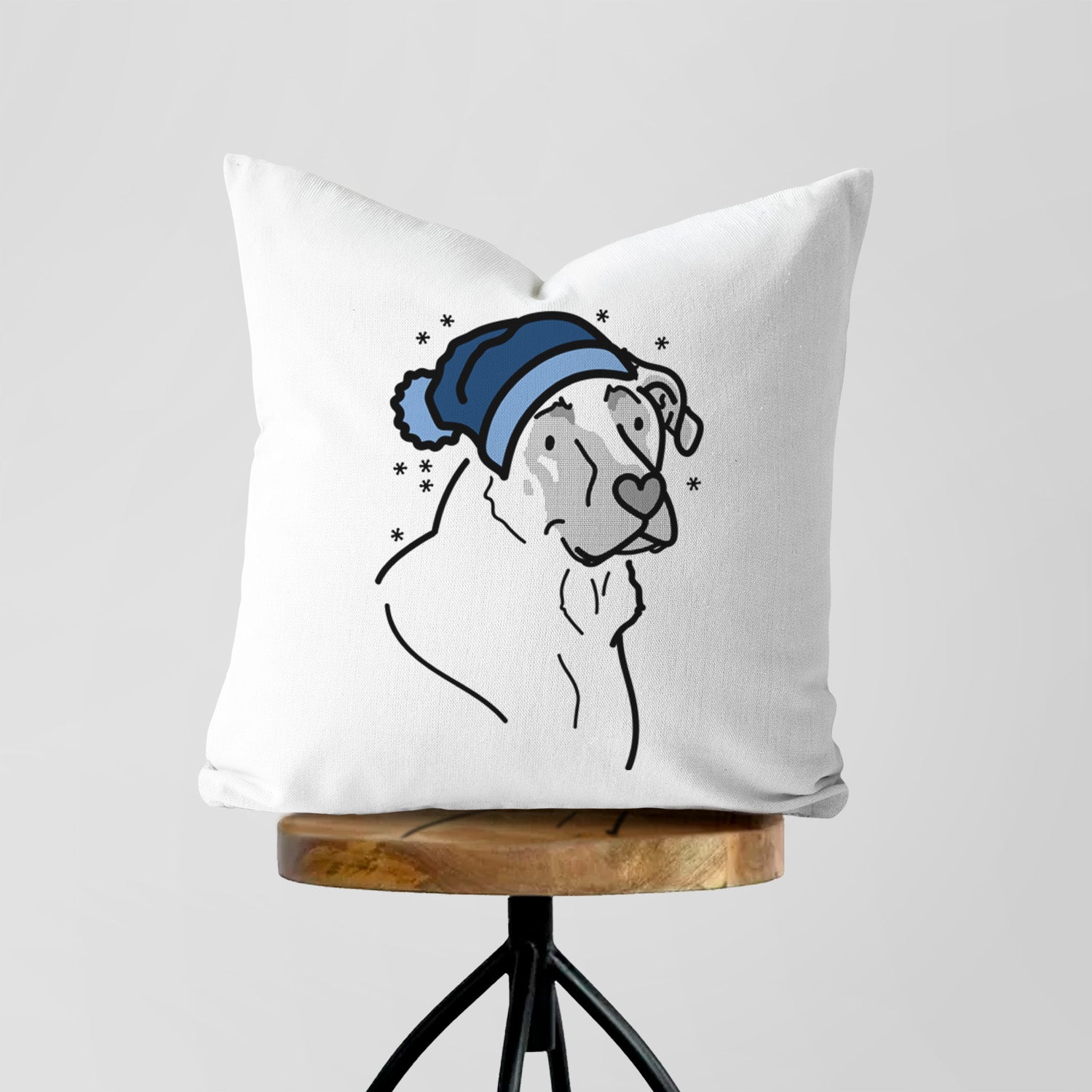 Love Always Mastiff German Shepherd Mix - Tank - Throw Pillow Cover