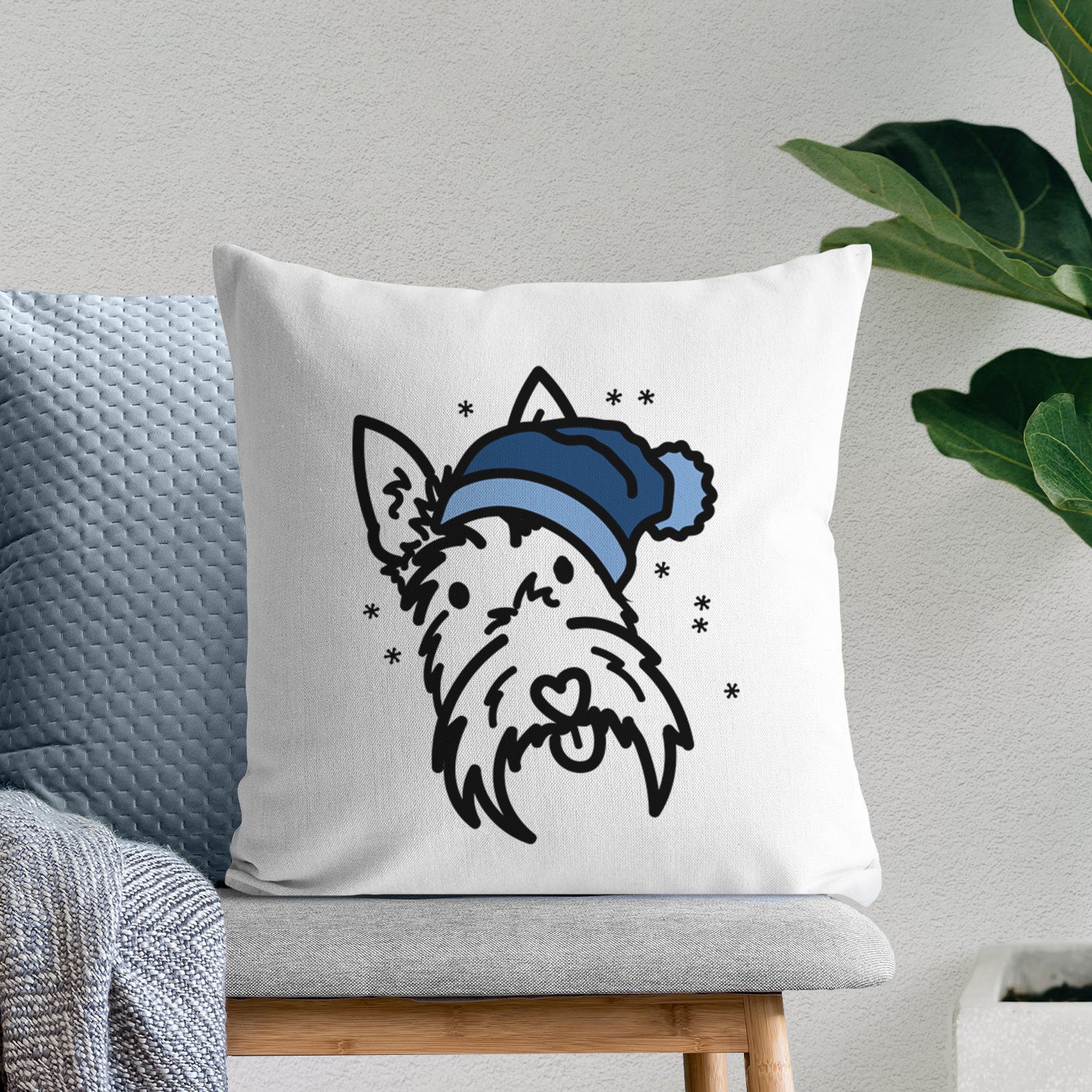 Love Always Scottish Terrier - Thistle - Throw Pillow Cover