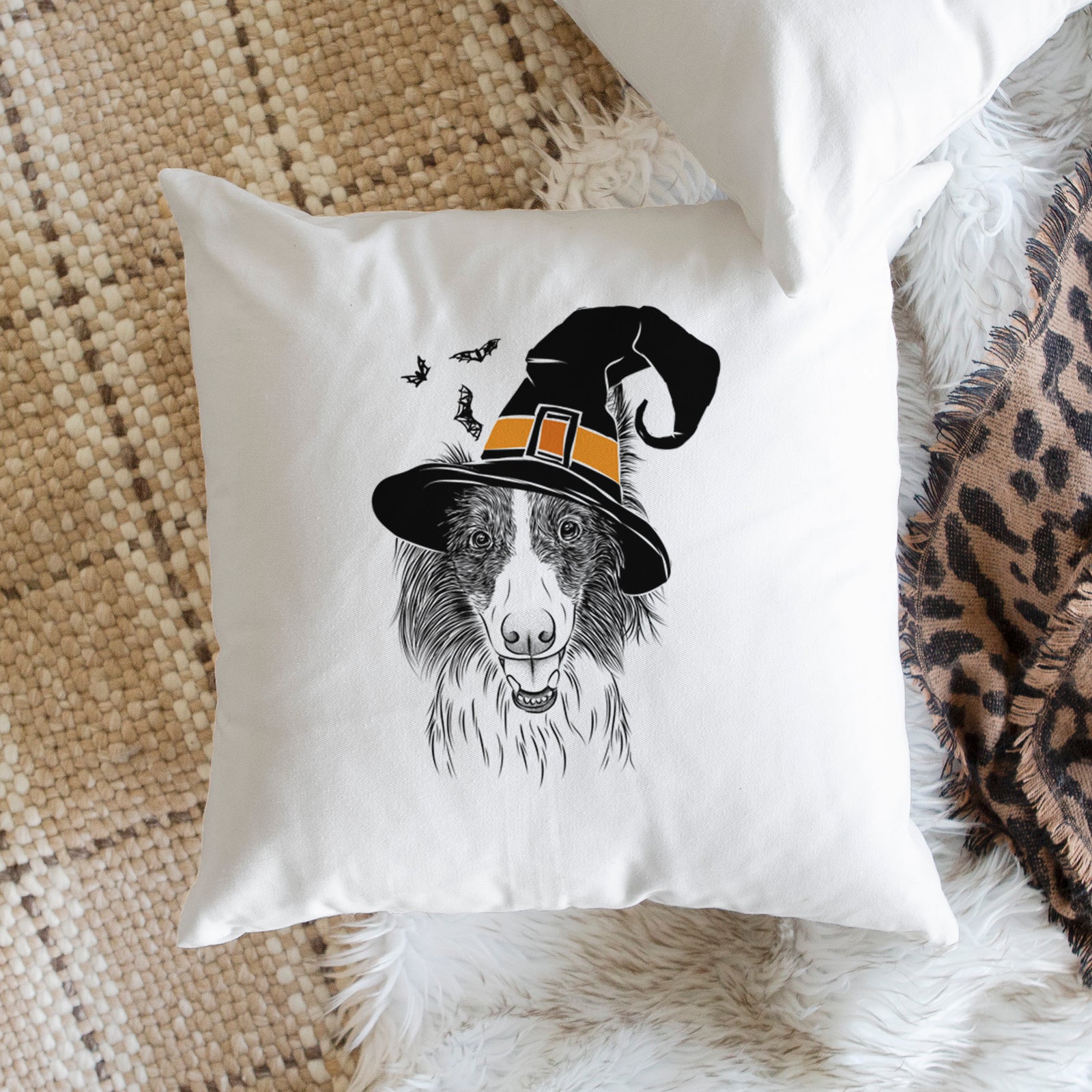 Archie the Silken Windhound - Throw Pillow Cover