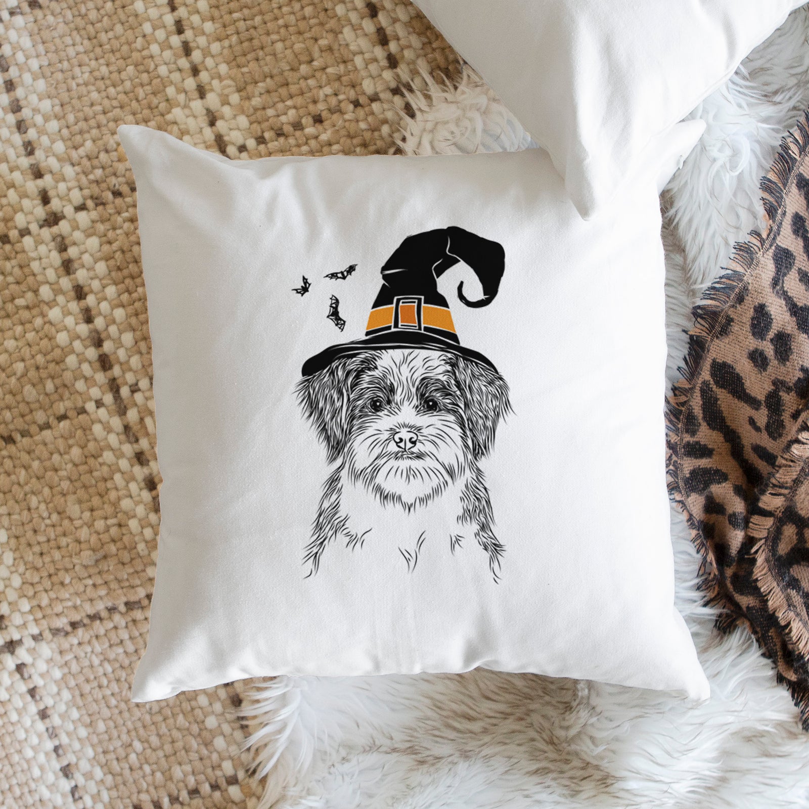Asa the Havanese - Throw Pillow Cover
