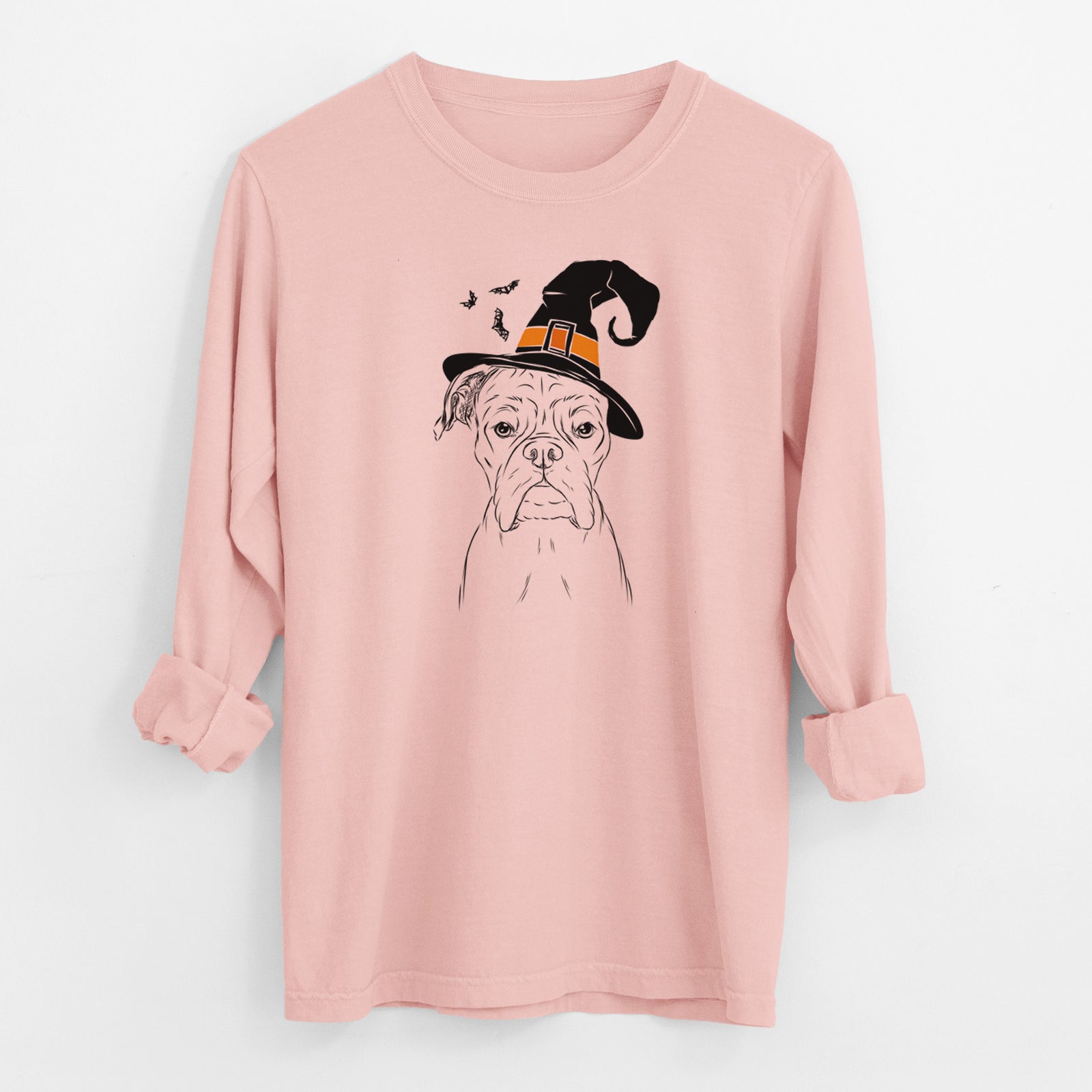 Witch Axel the Boxer - Men's Heavyweight 100% Cotton Long Sleeve