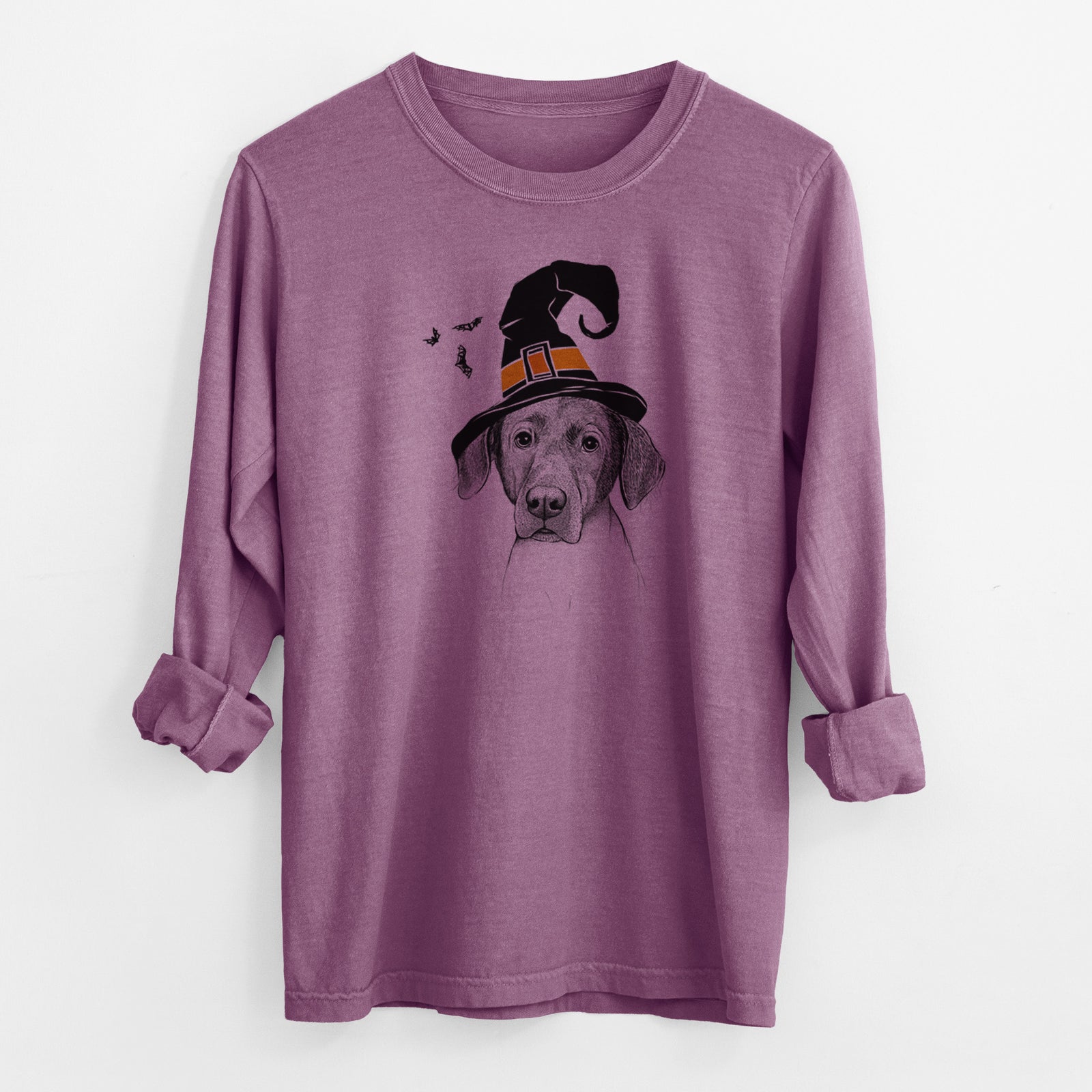 Witch Baldwin the Mixed Breed - Men's Heavyweight 100% Cotton Long Sleeve