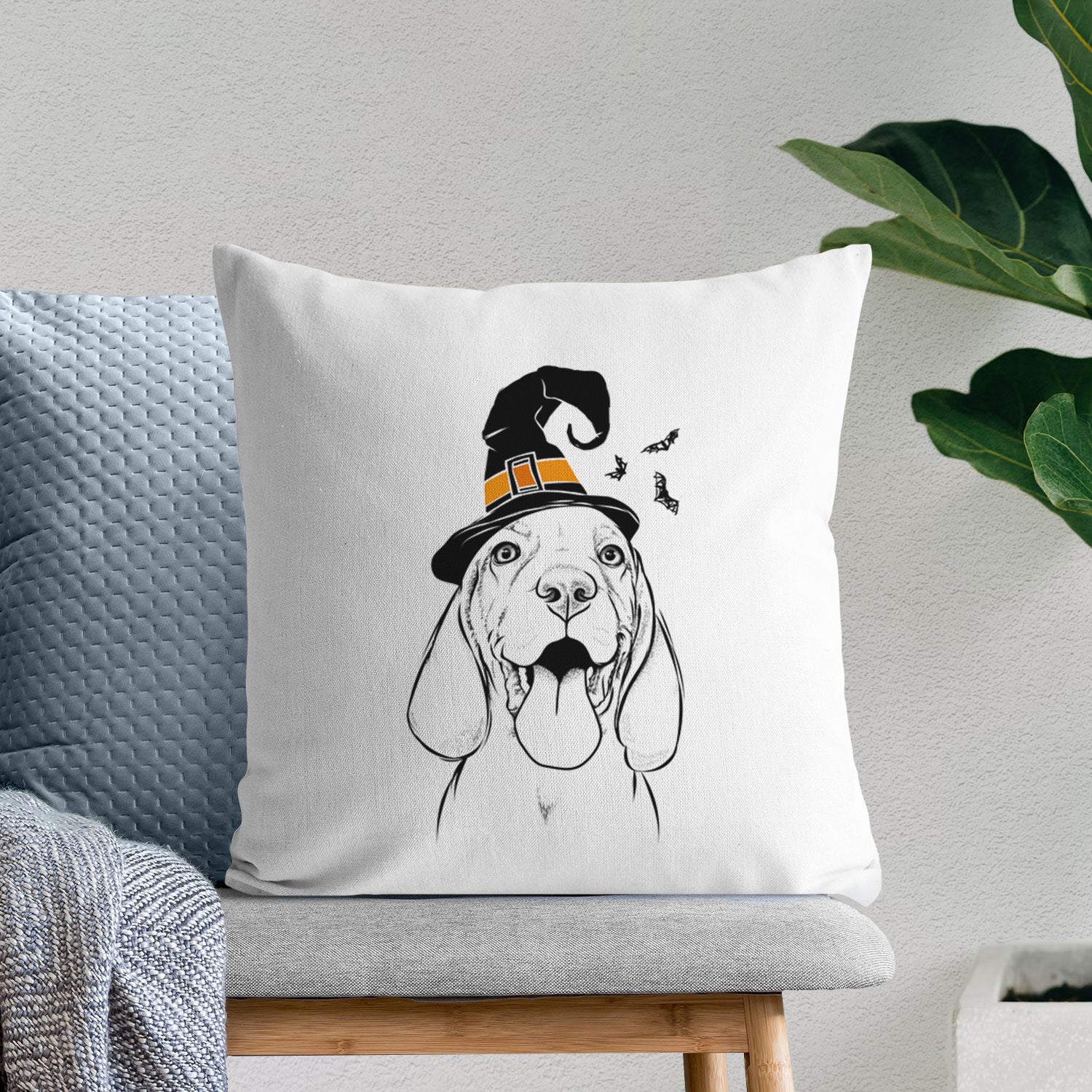 Bodi the Vizsla - Throw Pillow Cover