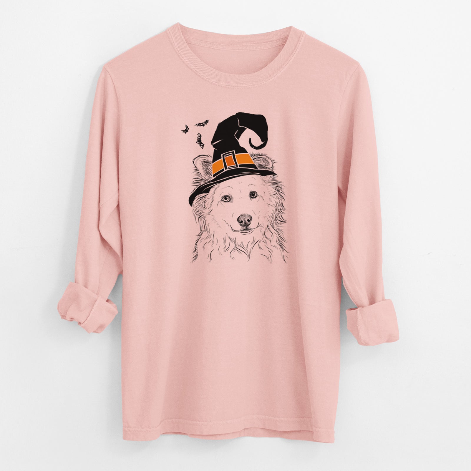 Witch Bonsai the Mixed Breed - Men's Heavyweight 100% Cotton Long Sleeve