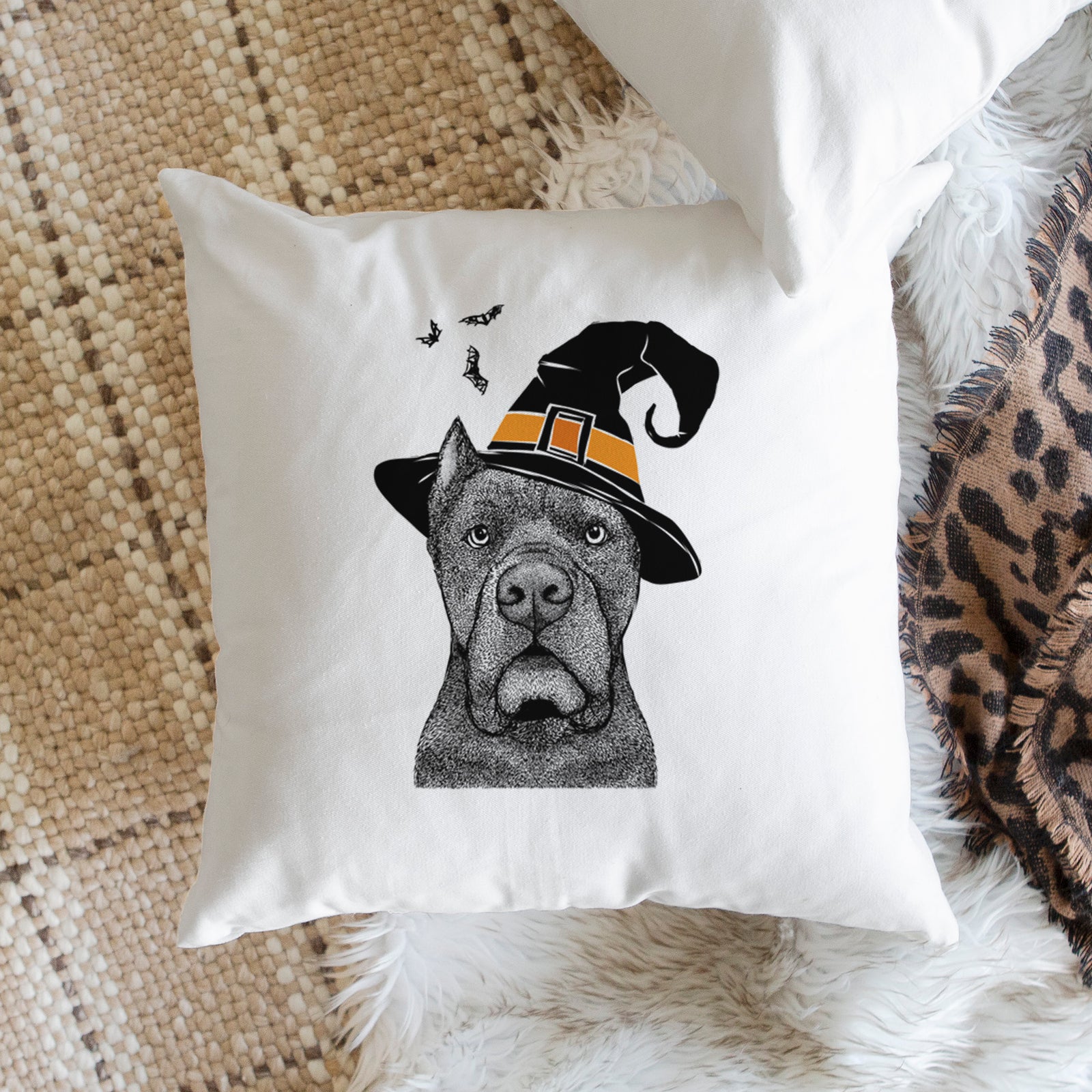 Bruno the Cane Corso - Throw Pillow Cover