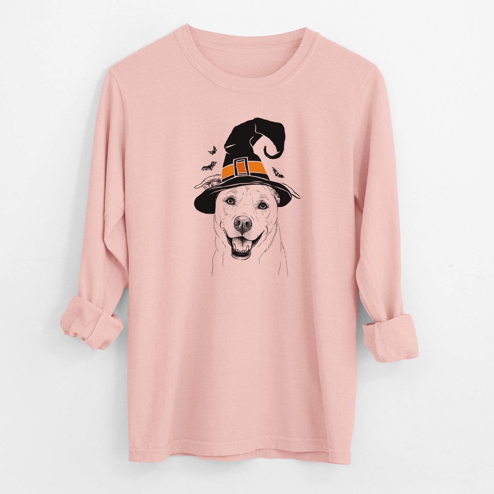 Witch Carl the Mixed Breed - Men's Heavyweight 100% Cotton Long Sleeve