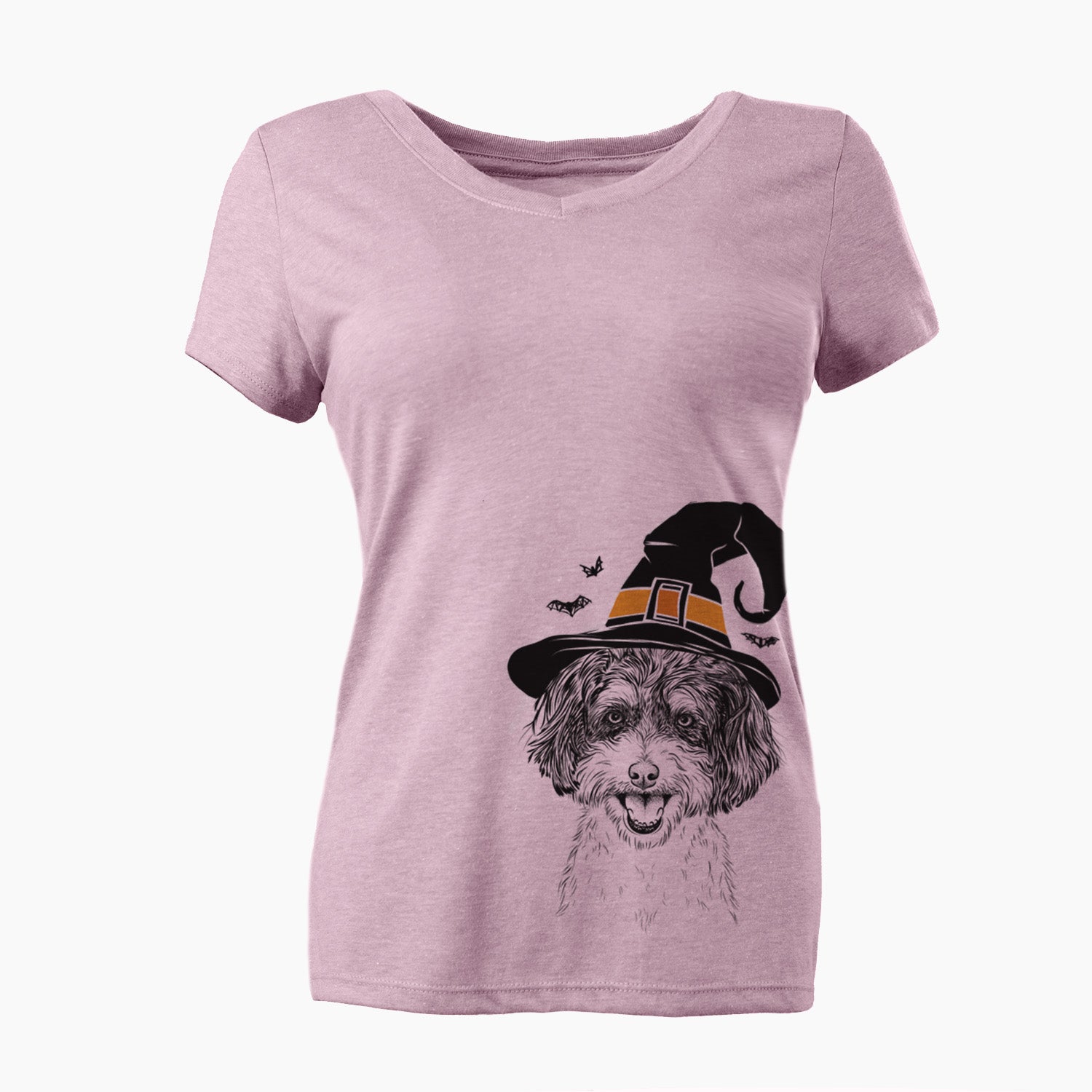 Witch Carlos the Cavapoo - Women's Perfect V-neck Shirt
