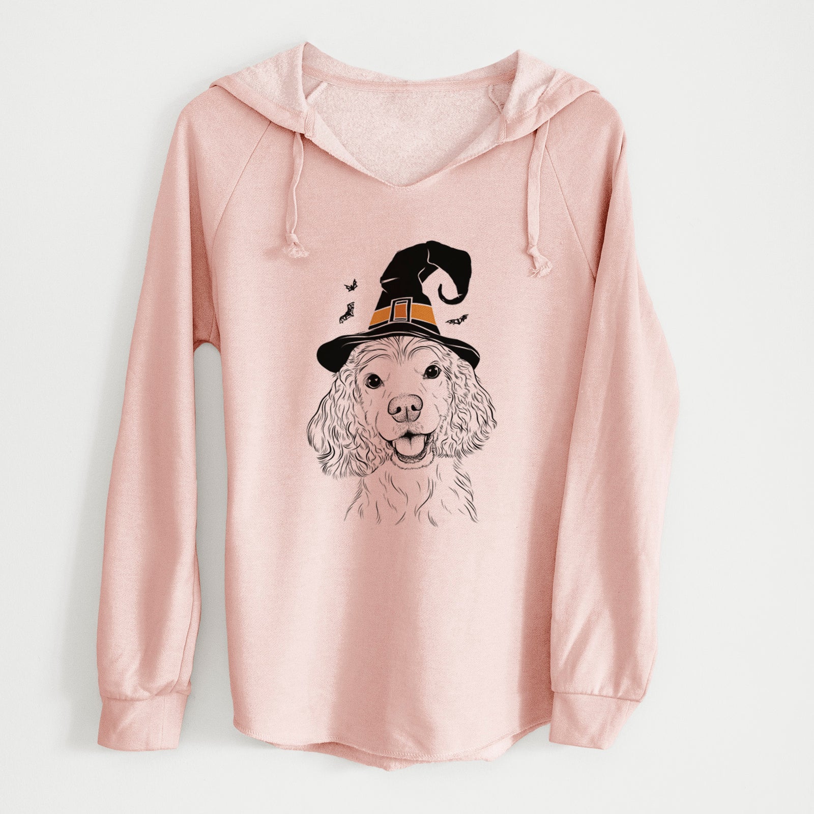 Witch Cricket the American Cocker Spaniel - Cali Wave Hooded Sweatshirt