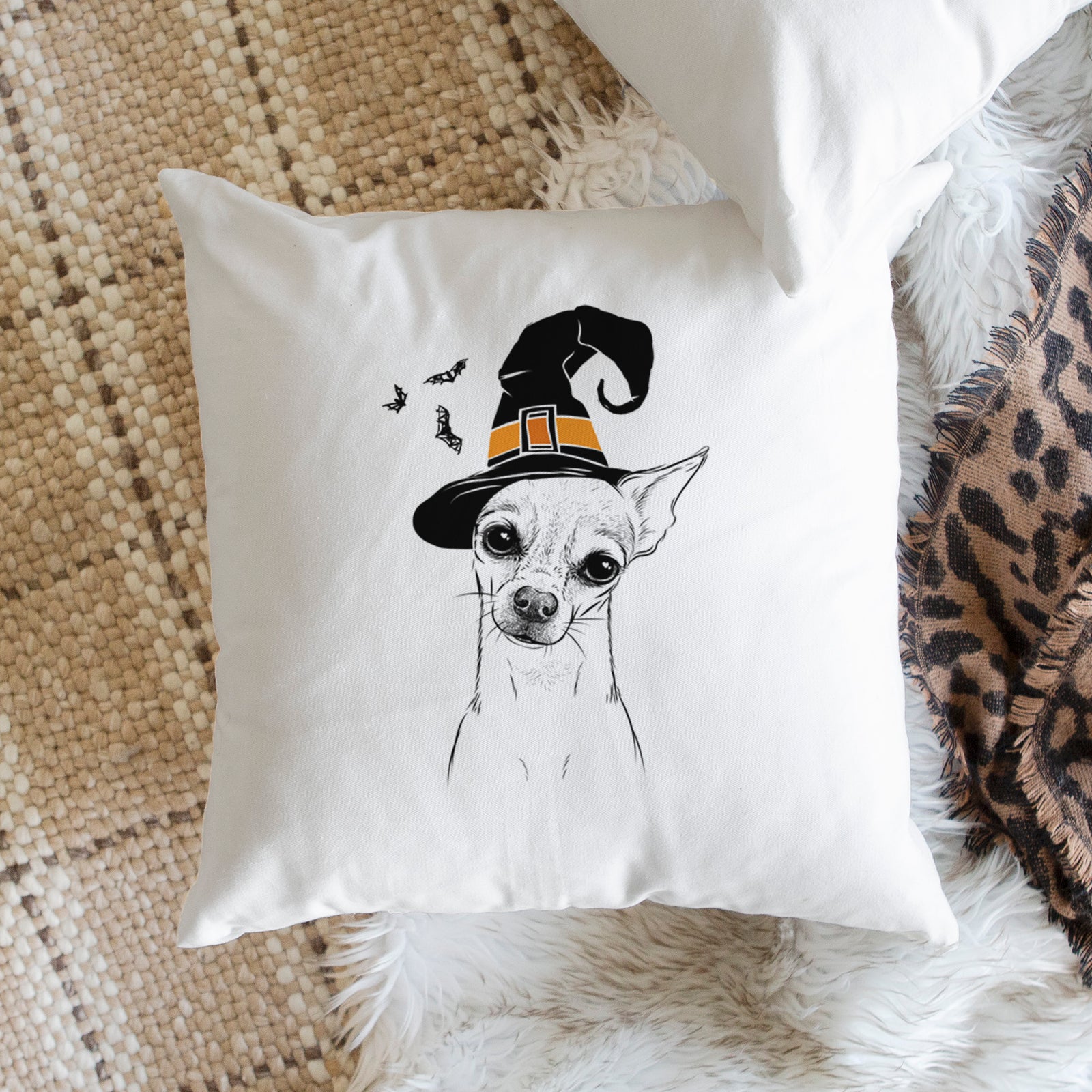 Emee the Chihuahua - Throw Pillow Cover