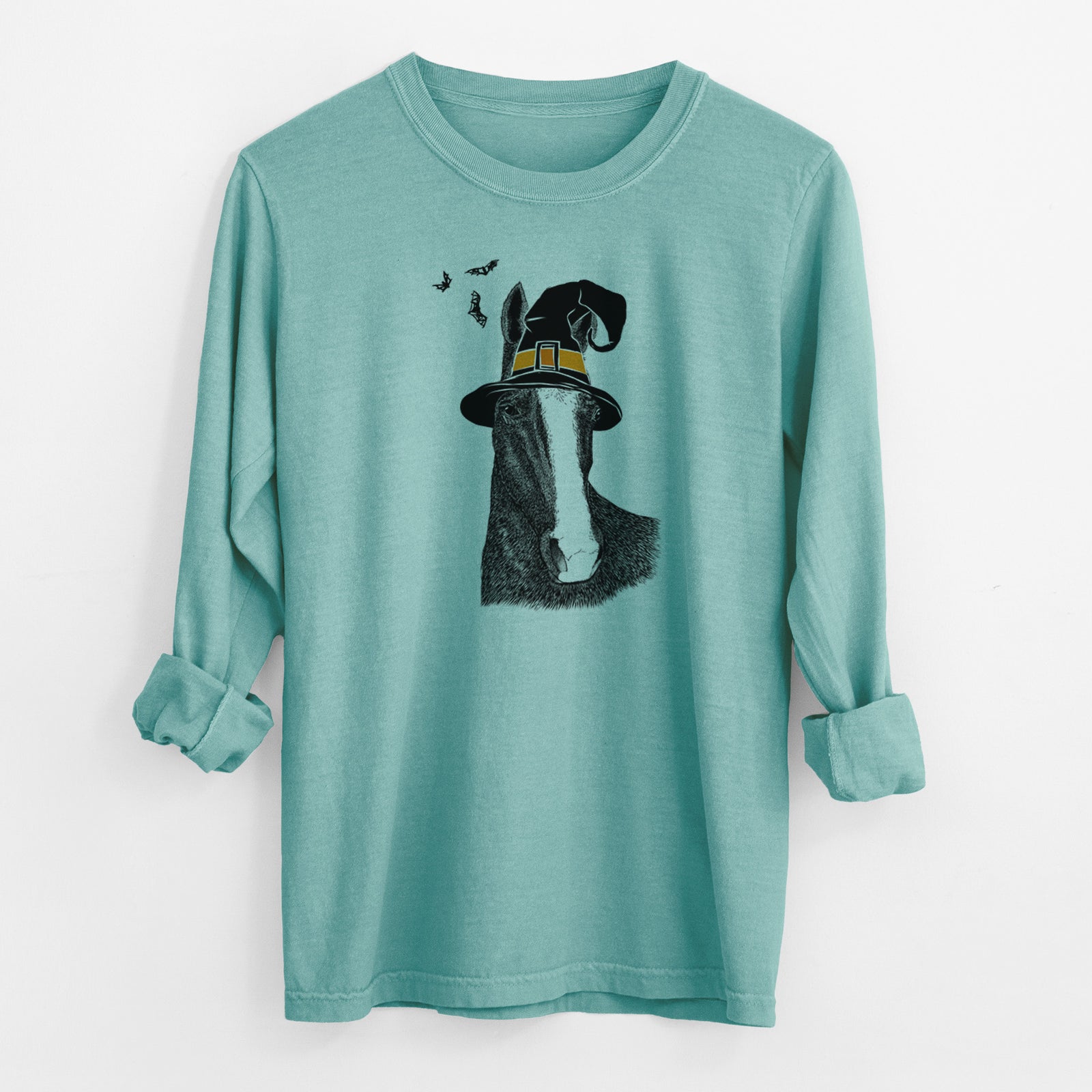 Witch Gibson the Tennessee Walking Horse - Men's Heavyweight 100% Cotton Long Sleeve