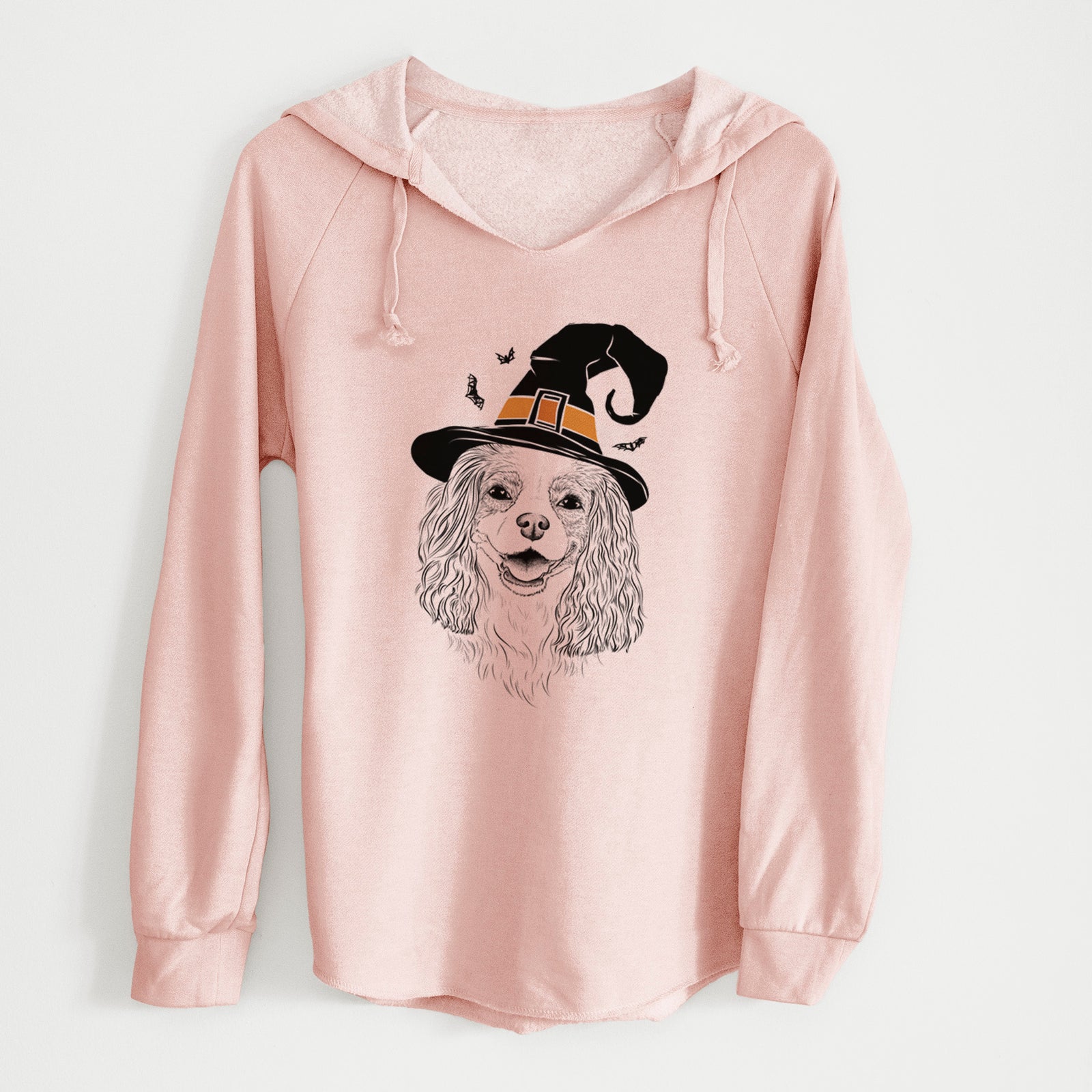 Witch Halley Comet the Cavalier King Charles Spaniel - Cali Wave Hooded Sweatshirt