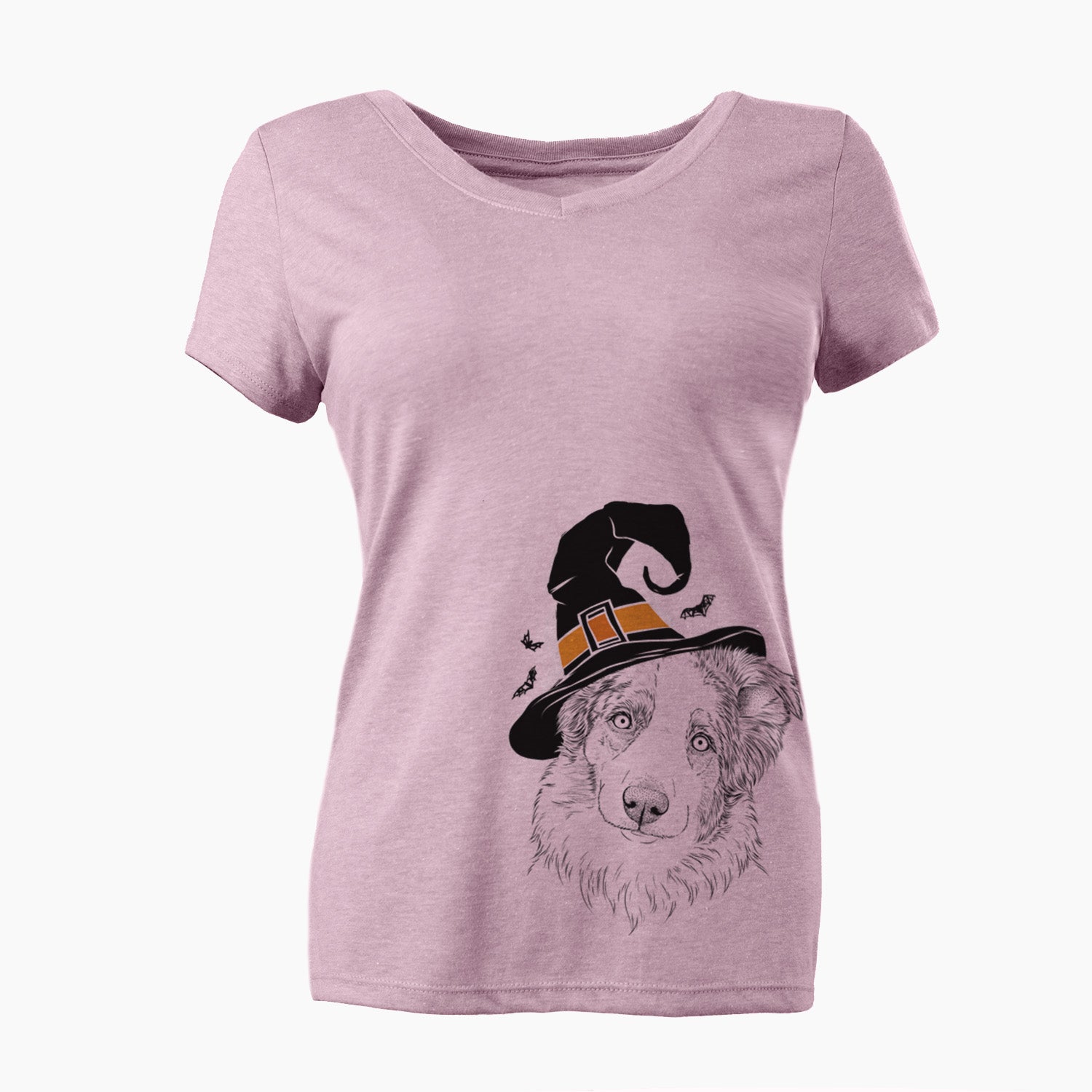 Witch HoneyBee the Miniature Australian Shepherd - Women's Perfect V-neck Shirt