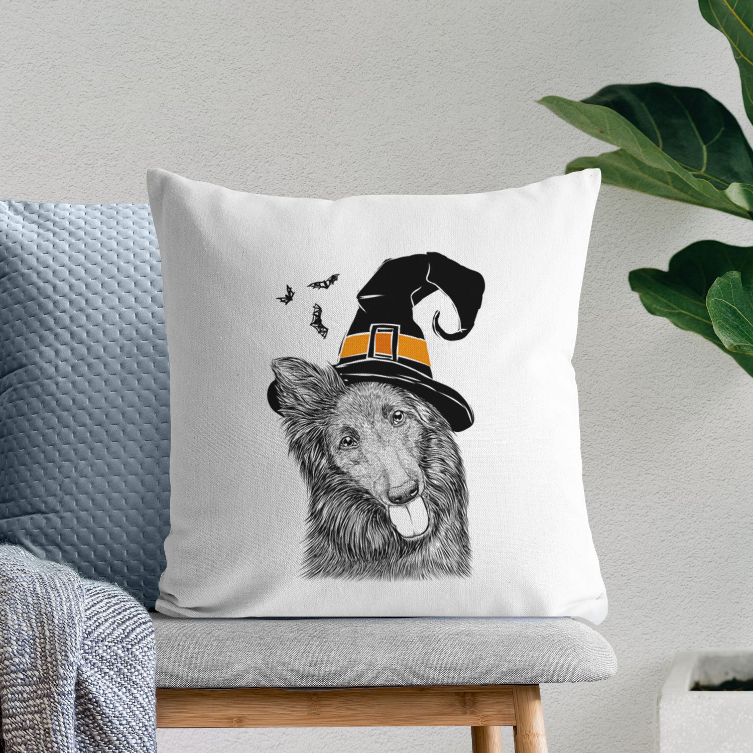 Jaxx the Belgian Tervuren - Throw Pillow Cover