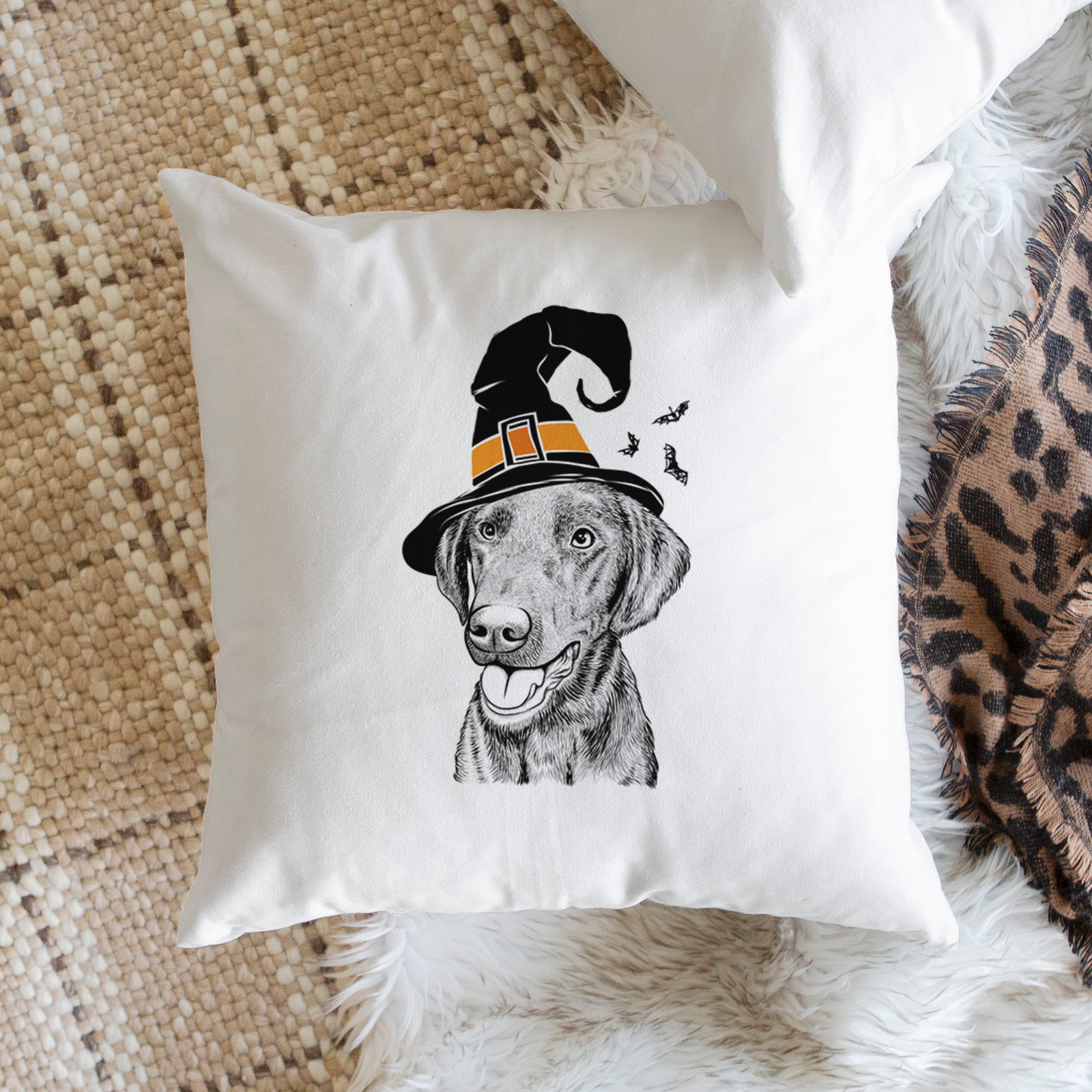 Onyx the Labrador Retriever - Throw Pillow Cover