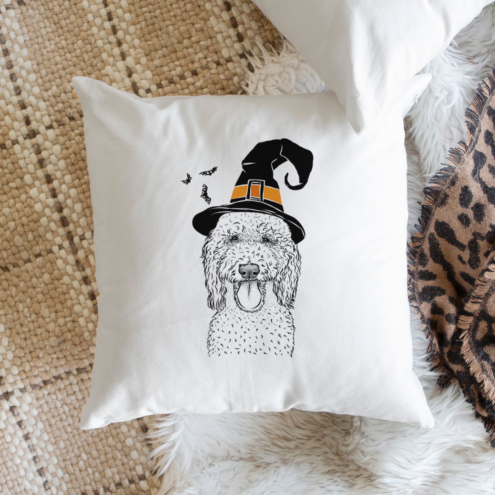 Pavlov the Goldendoodle - Throw Pillow Cover