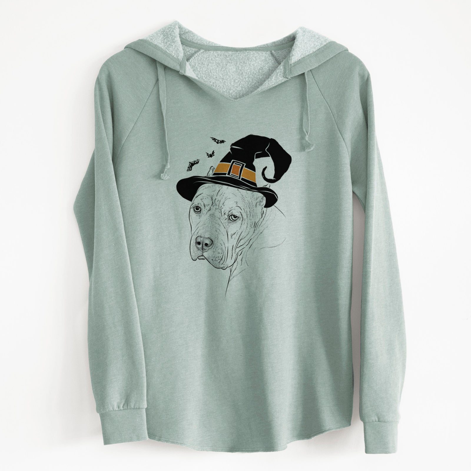 Witch Precious the Staffordshire Terrier - Cali Wave Hooded Sweatshirt