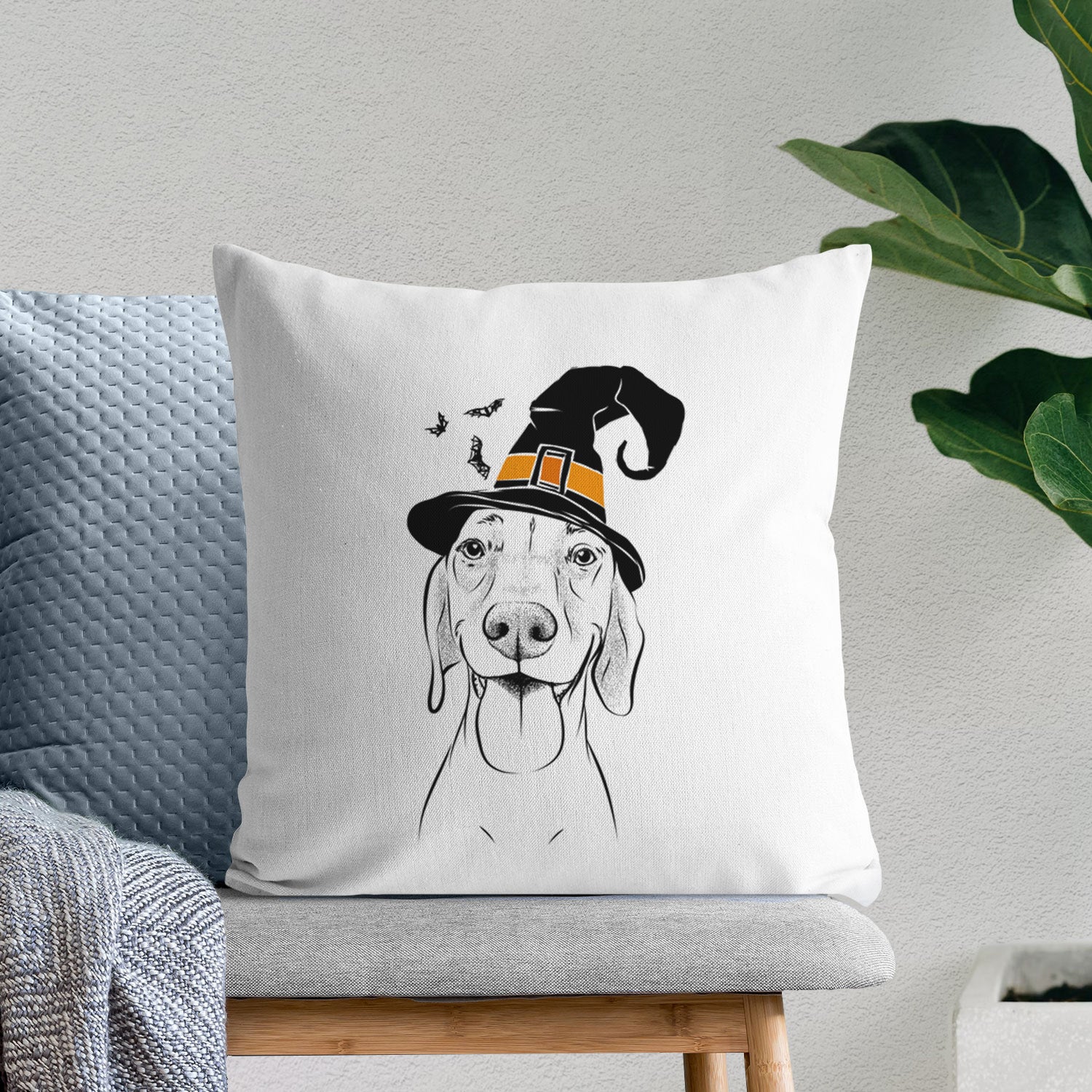 Remington the Vizsla - Throw Pillow Cover