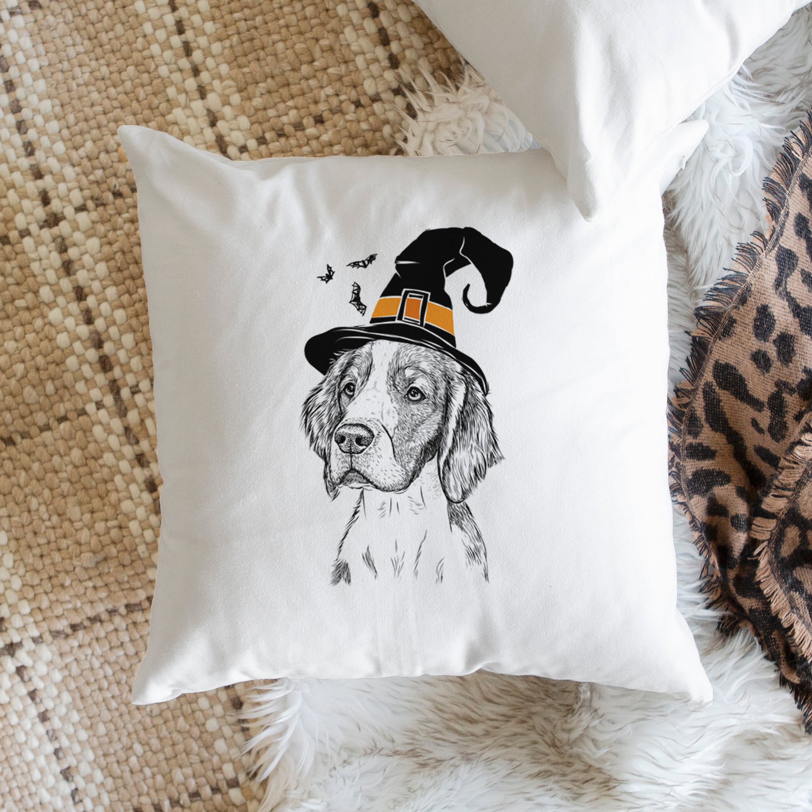 Roxy the Welsh Springer Spaniel - Throw Pillow Cover