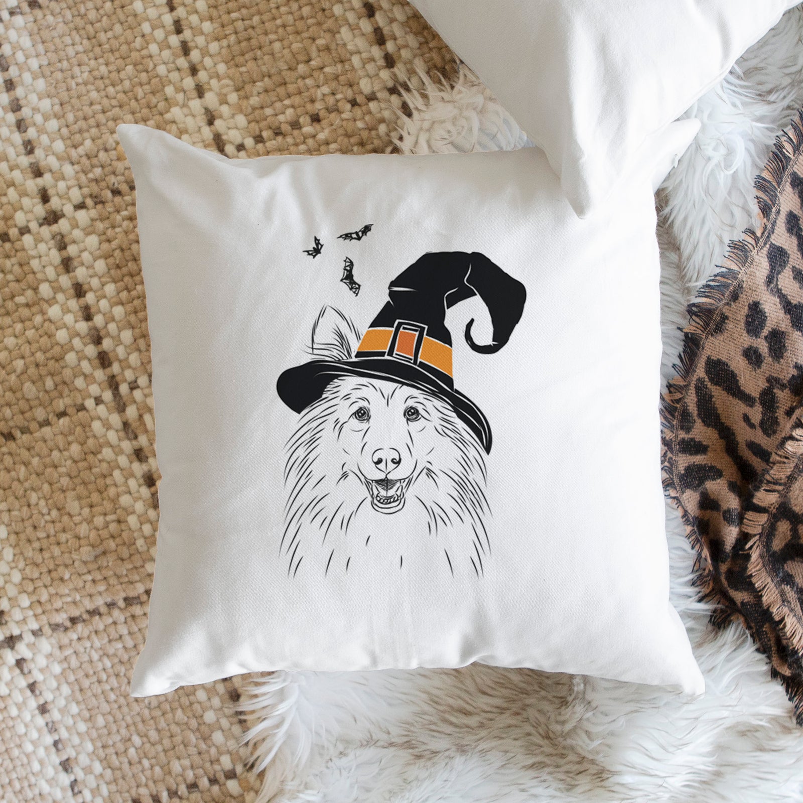 Sheldon the Shetland Sheepdog - Throw Pillow Cover