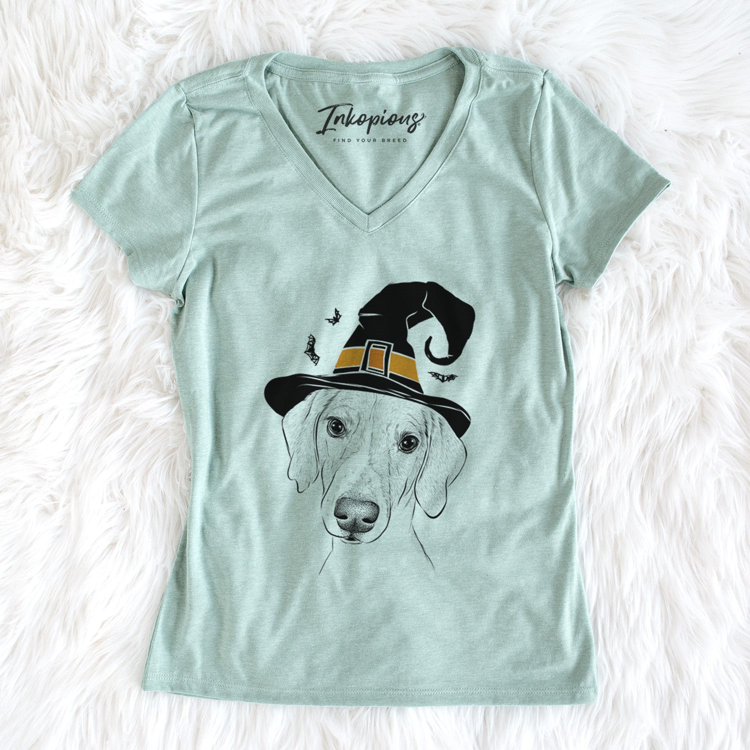 Witch Stanley the Foxhound - Women's Perfect V-neck Shirt