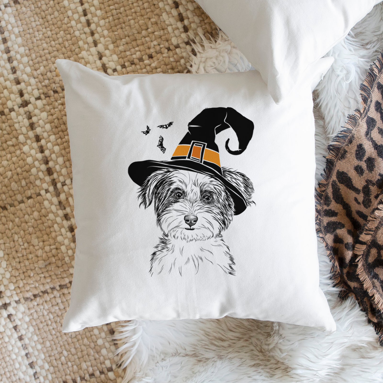 Teddy the Havanese - Throw Pillow Cover