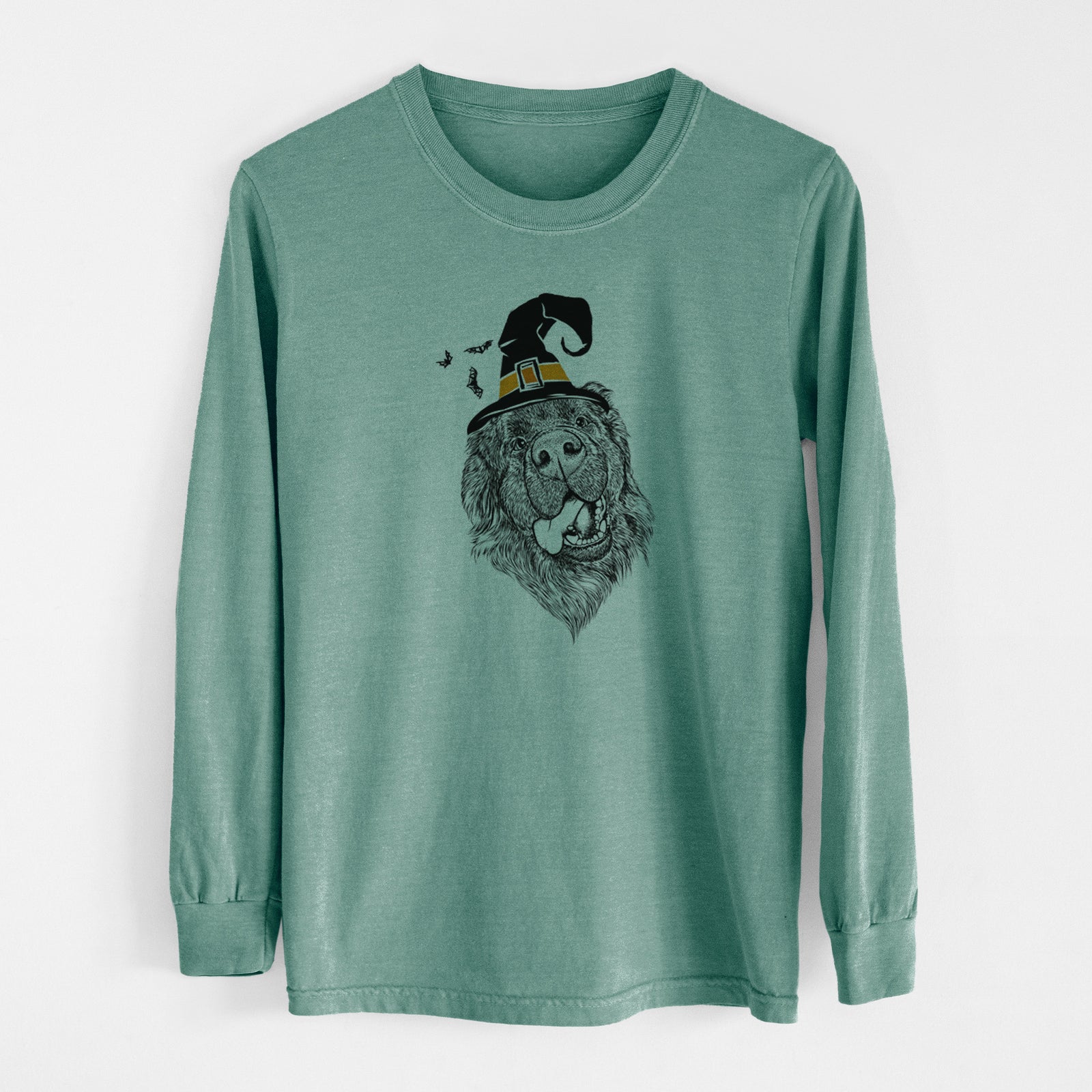 Witch Tuna the Newfoundland - Men's Heavyweight 100% Cotton Long Sleeve