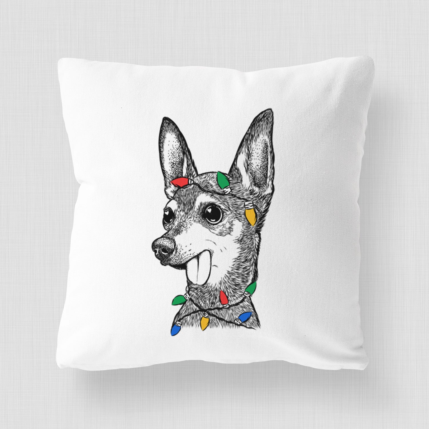 Aaron the Chihuahua - Throw Pillow Cover